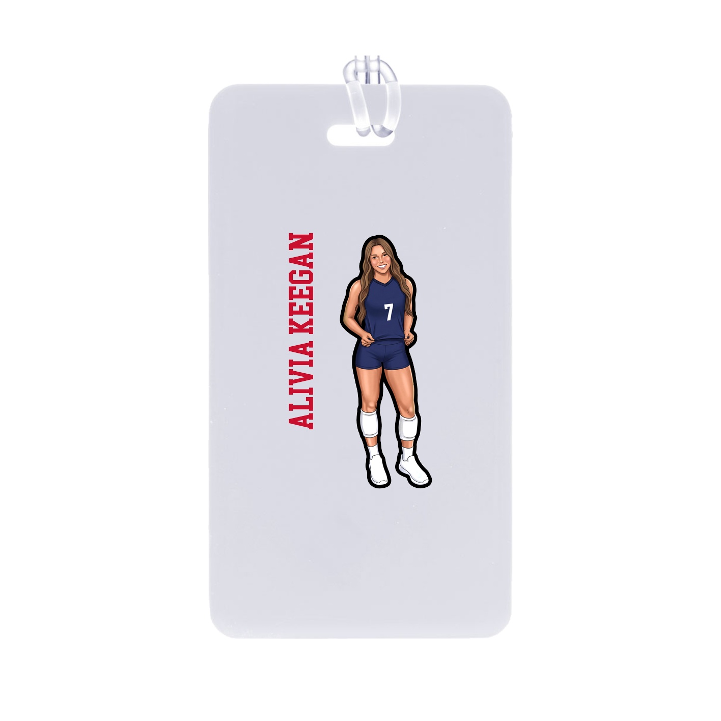 Bag Tag — Name Vertical in Classic
