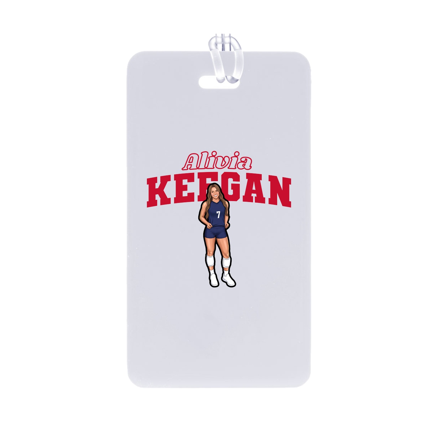 Bag Tag — Name Arch in Classic
