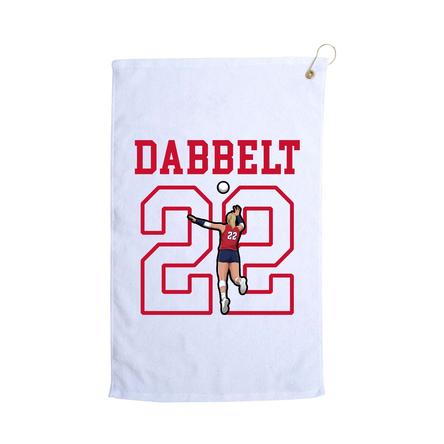 Golf Towel — Shirsey in White