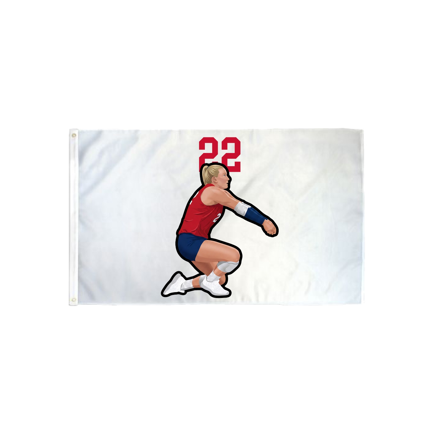3x5 Flag — Number Top in Classic