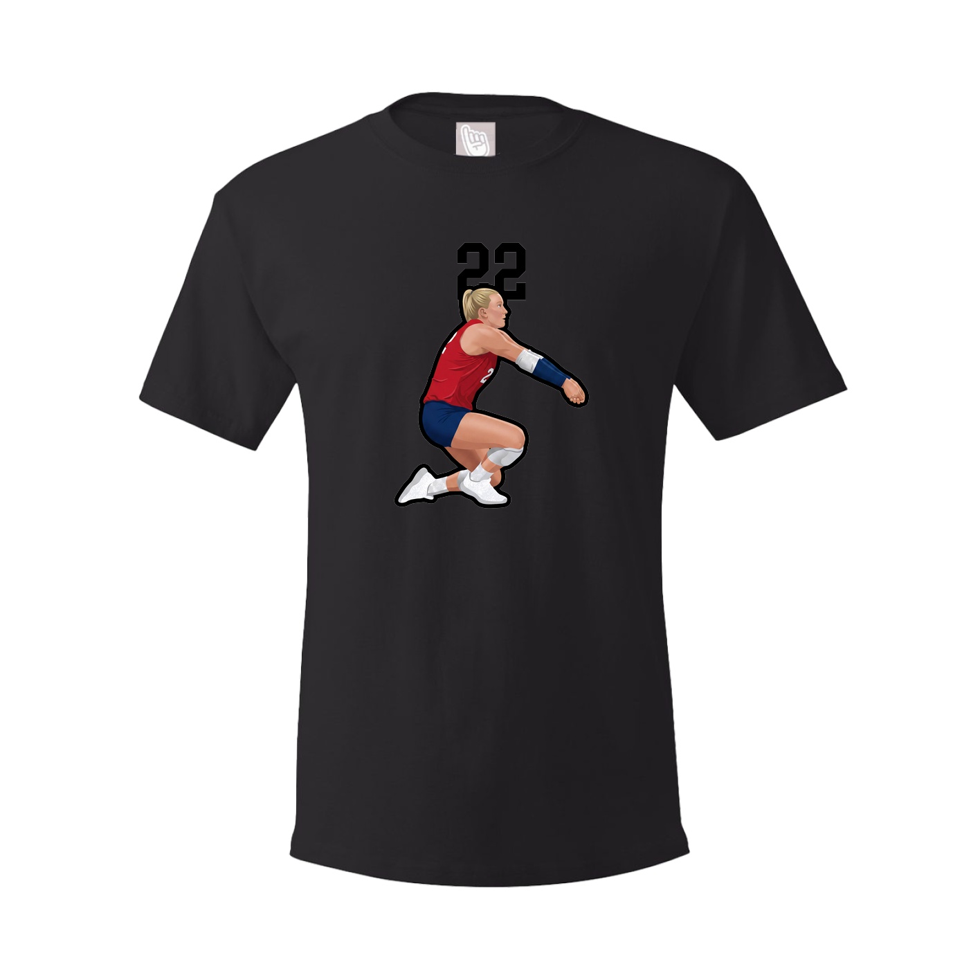 Tee — Number Top in Black