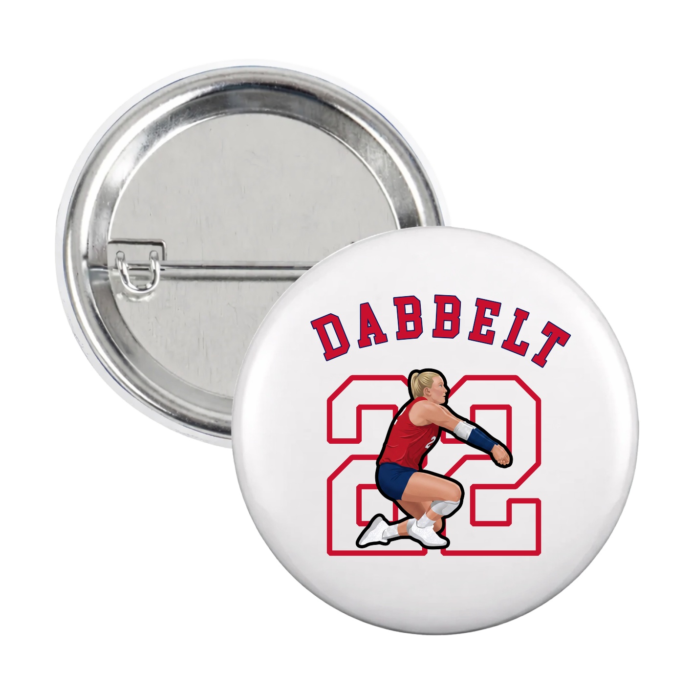 Game Day Button — Shirsey Arch in White