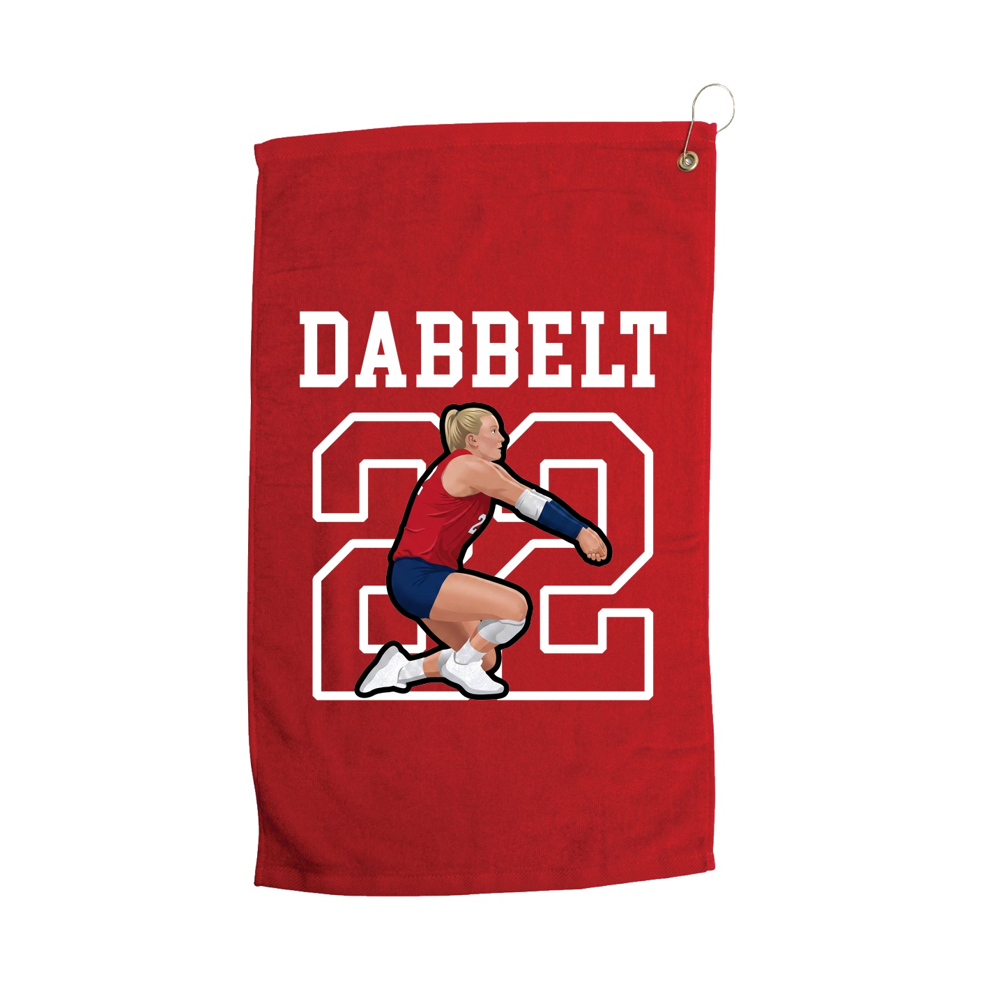 Golf Towel — Shirsey in Red