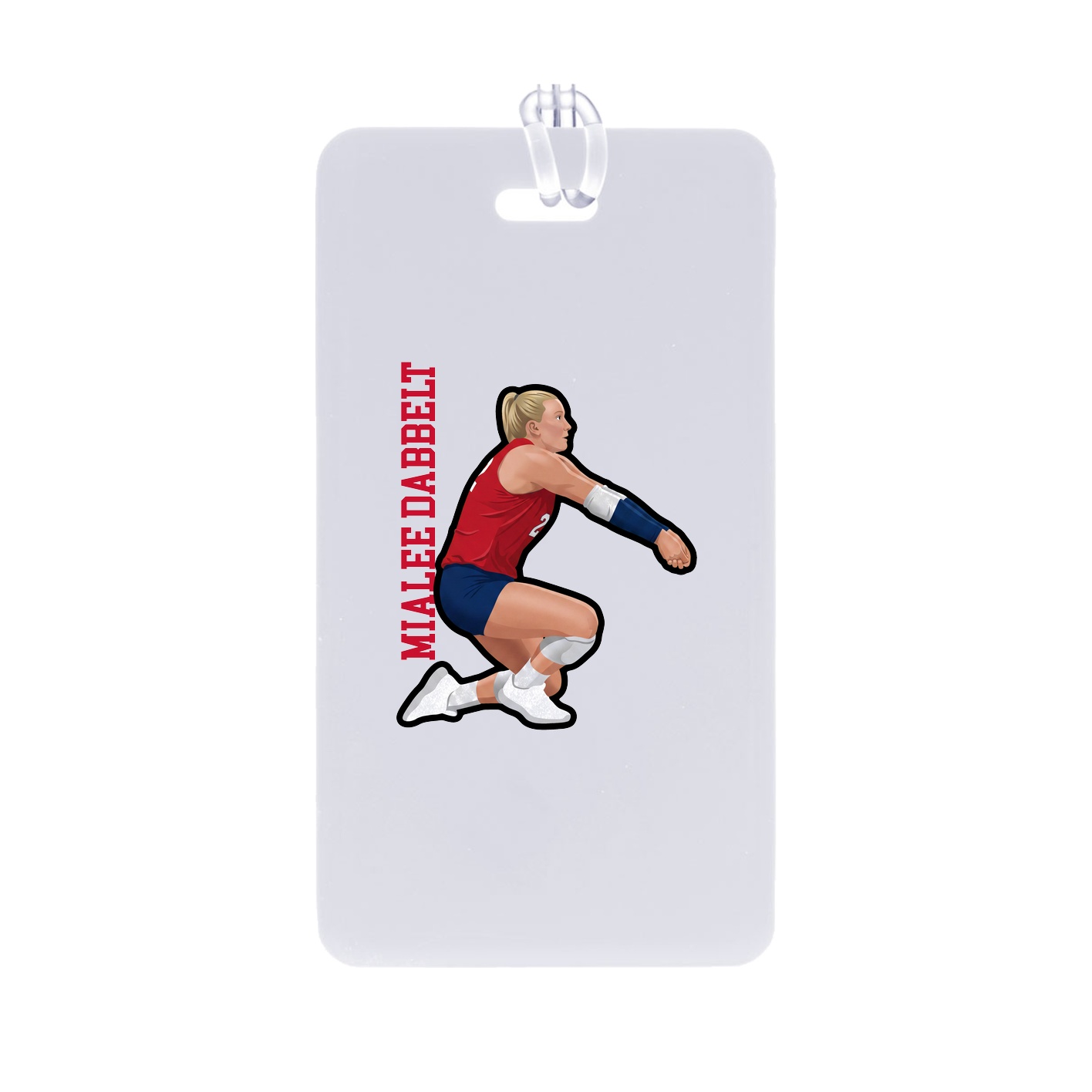 Bag Tag — Name Vertical in Classic