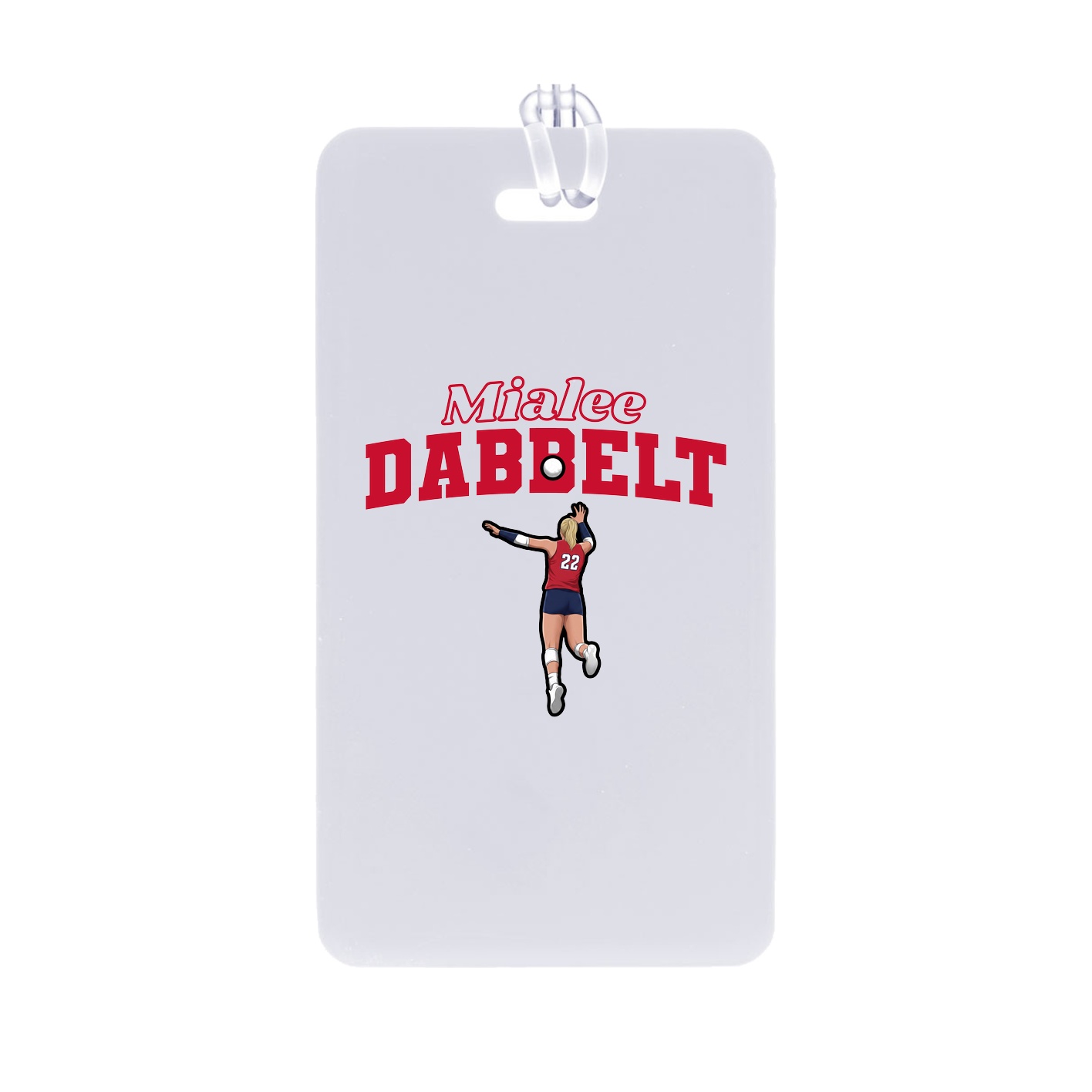 Bag Tag — Name Arch in Classic