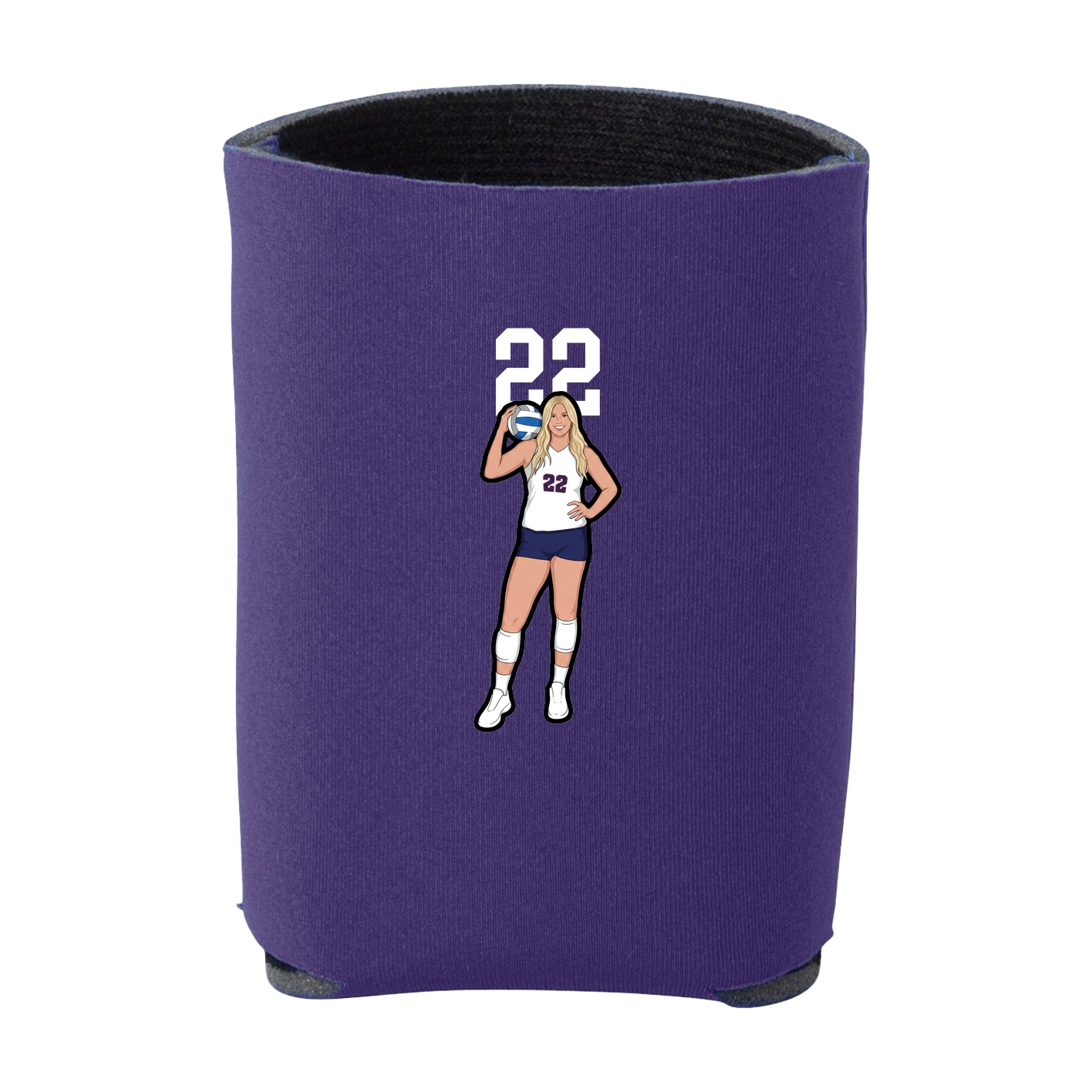 Can Holder — Number Top in Purple