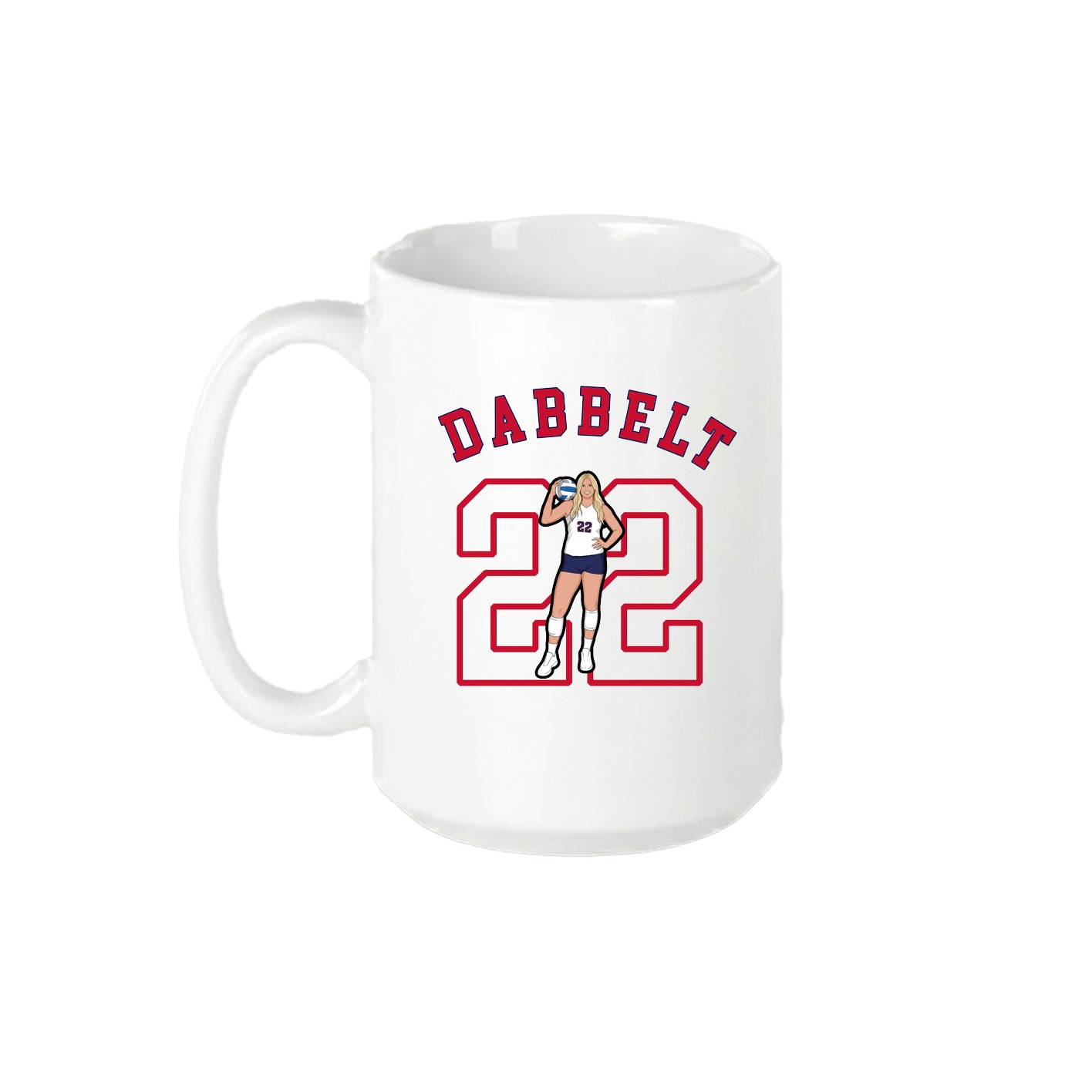 15oz Coffee Mug — Shirsey Arch in White