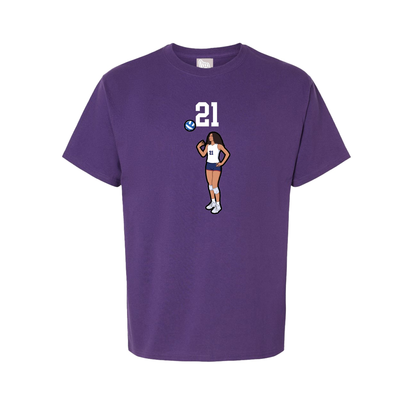 Tee — Number Top in Purple