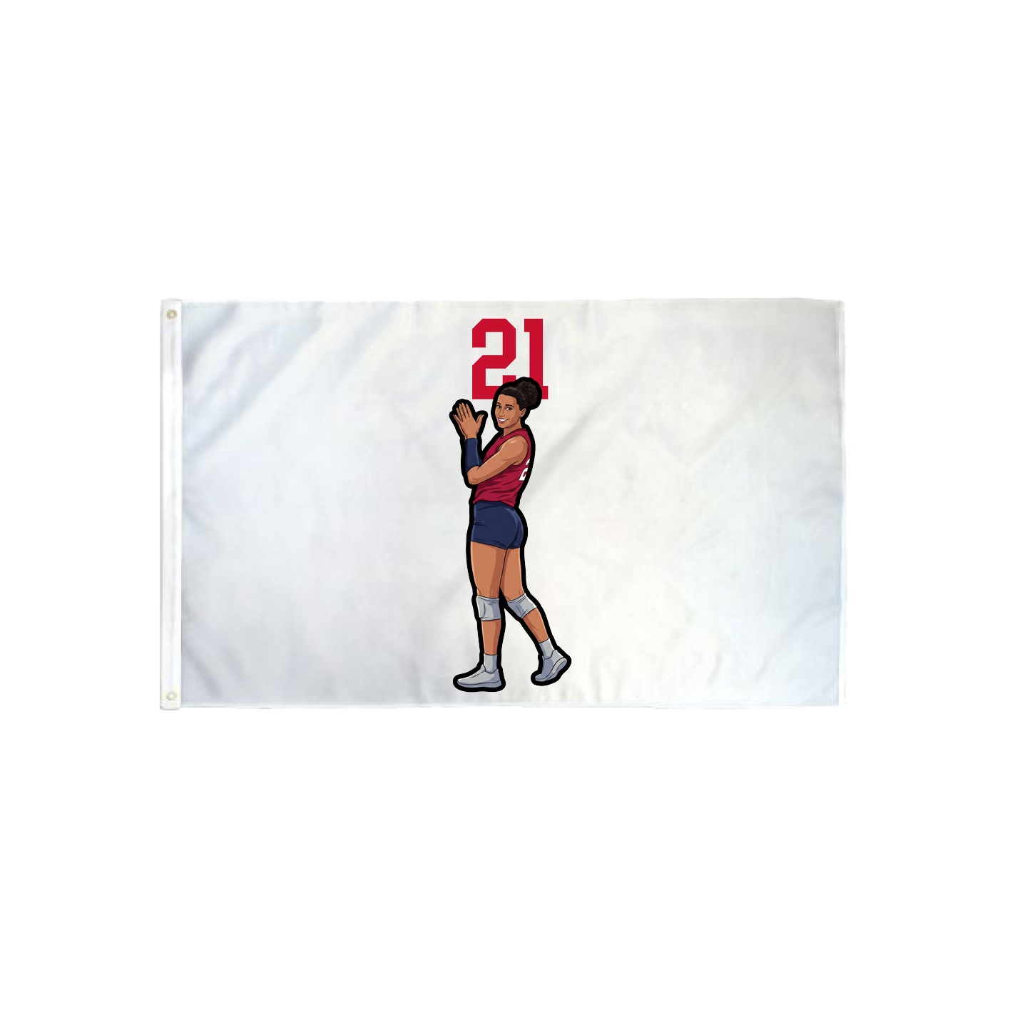3x5 Flag — Number Top in Classic