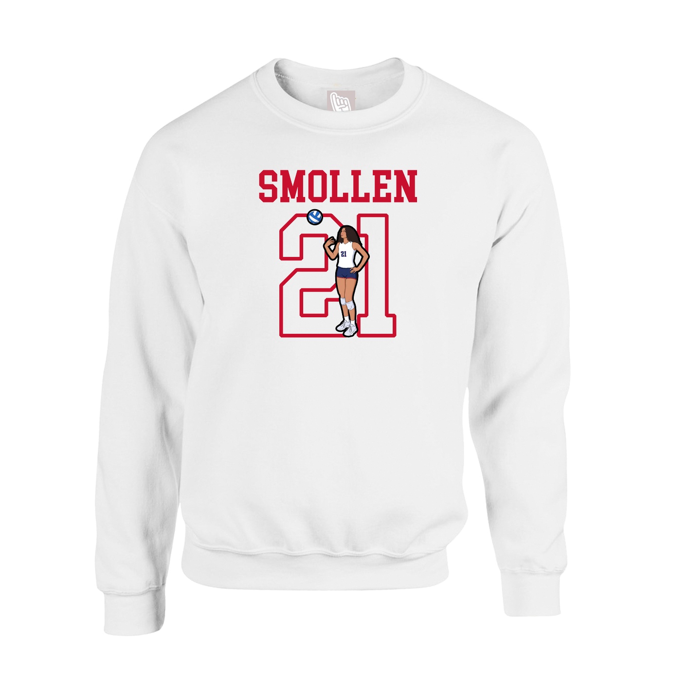Fleece Crew — Shirsey in White