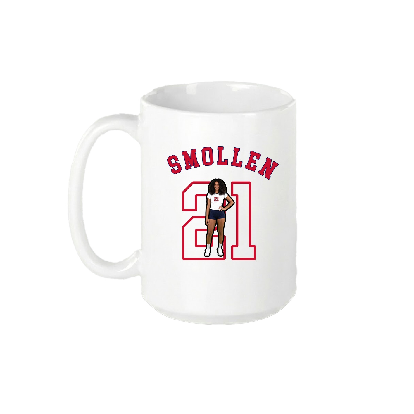 15oz Coffee Mug — Shirsey Arch in White