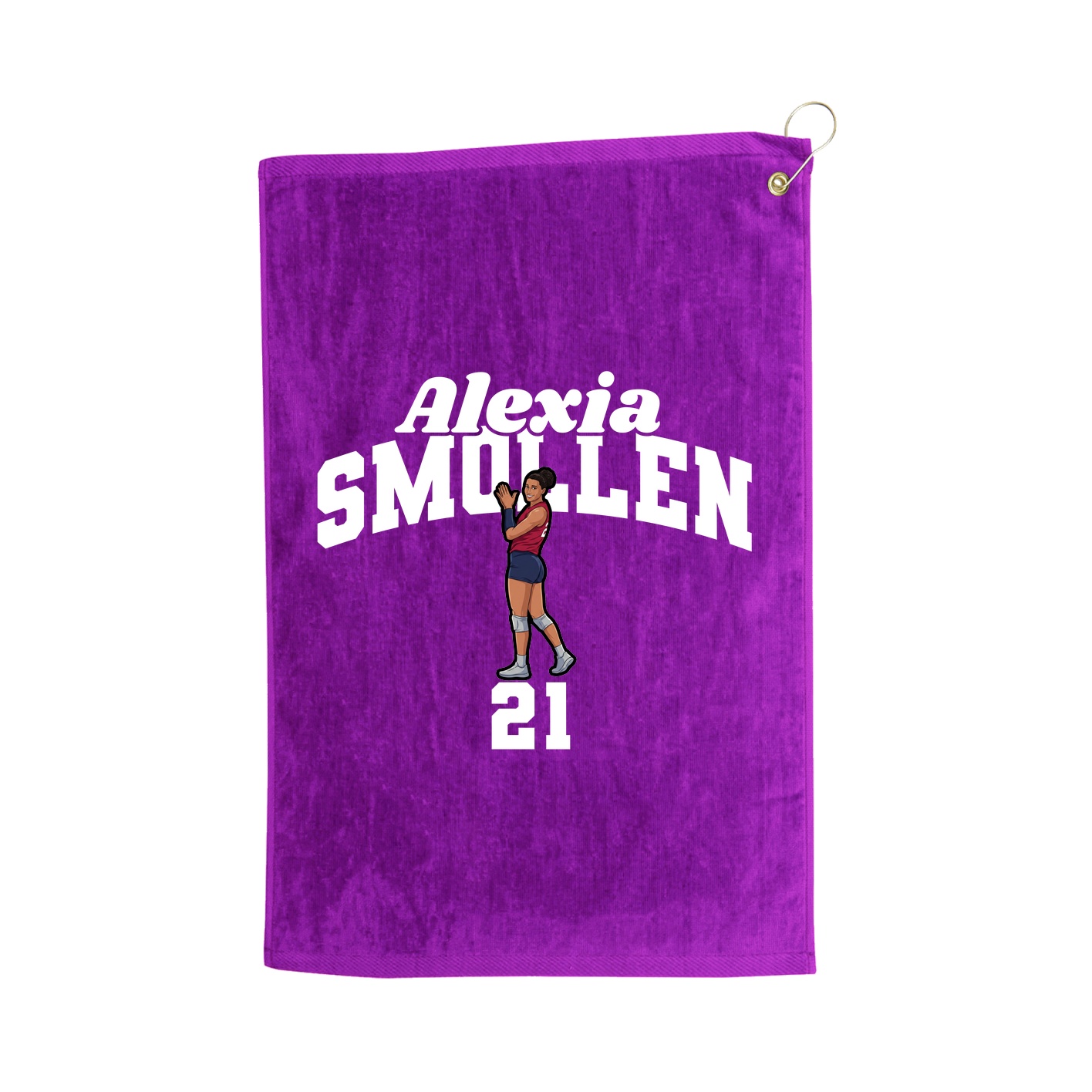 Golf Towel — Signature Arch in Purple