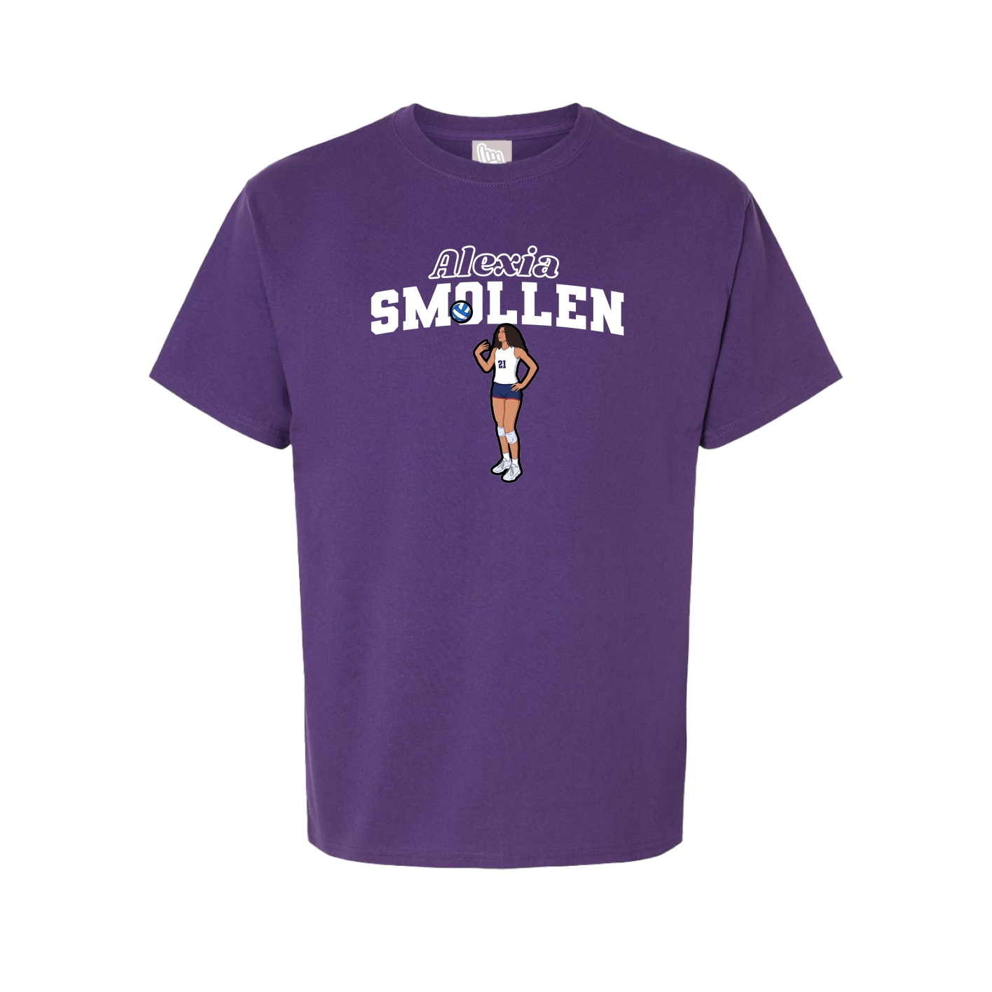 Tee — Name Arch in Purple