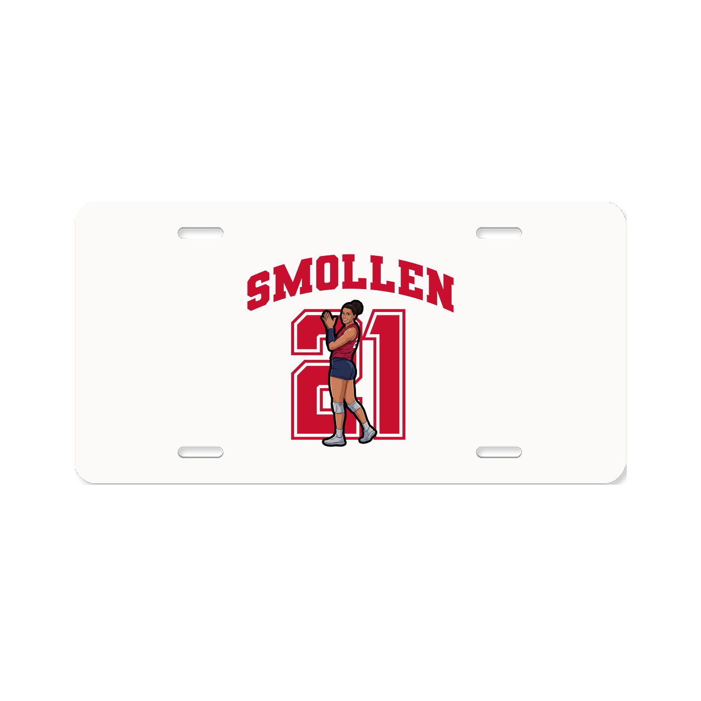 License Plate — Number in Classic