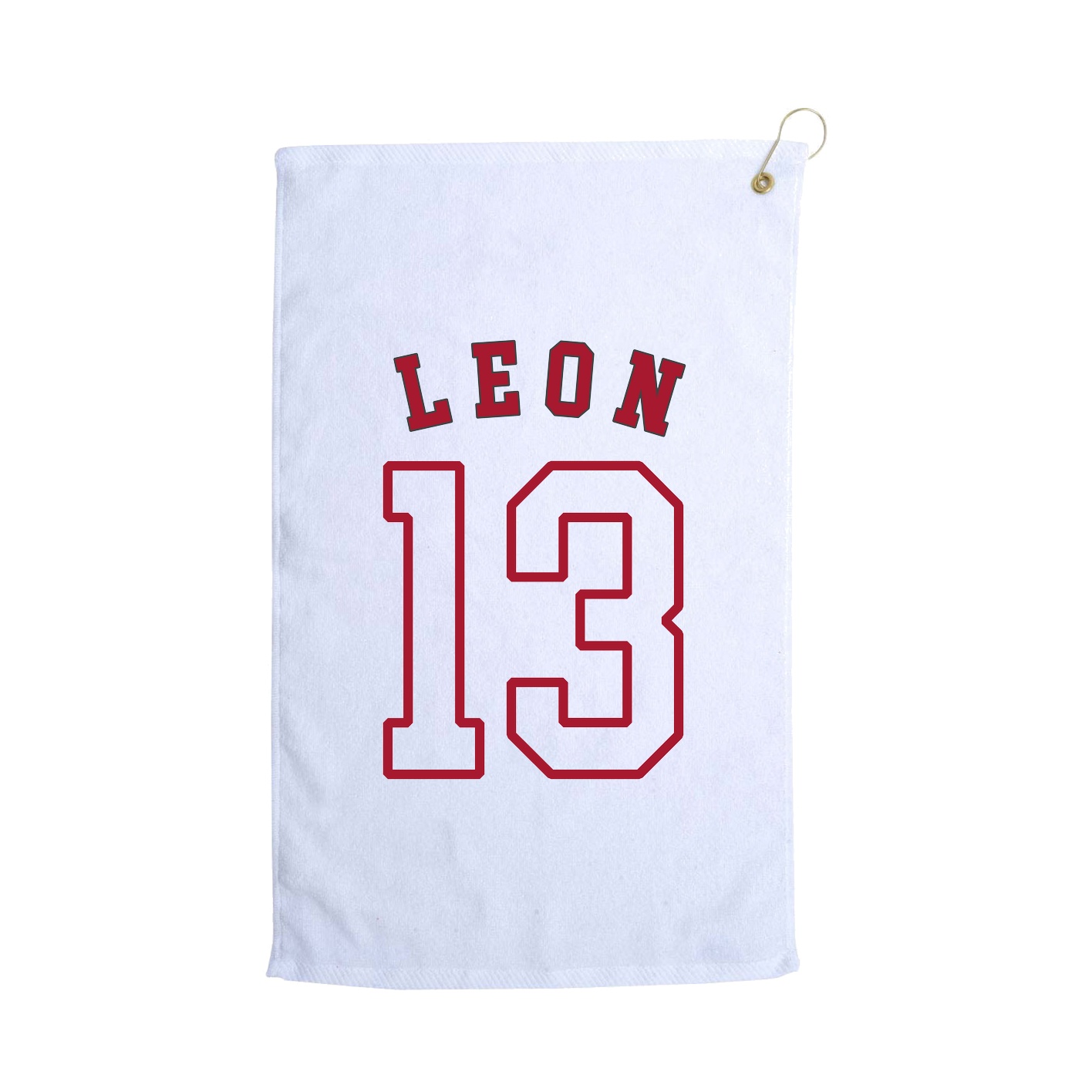 Golf Towel — Shirsey Arch in White