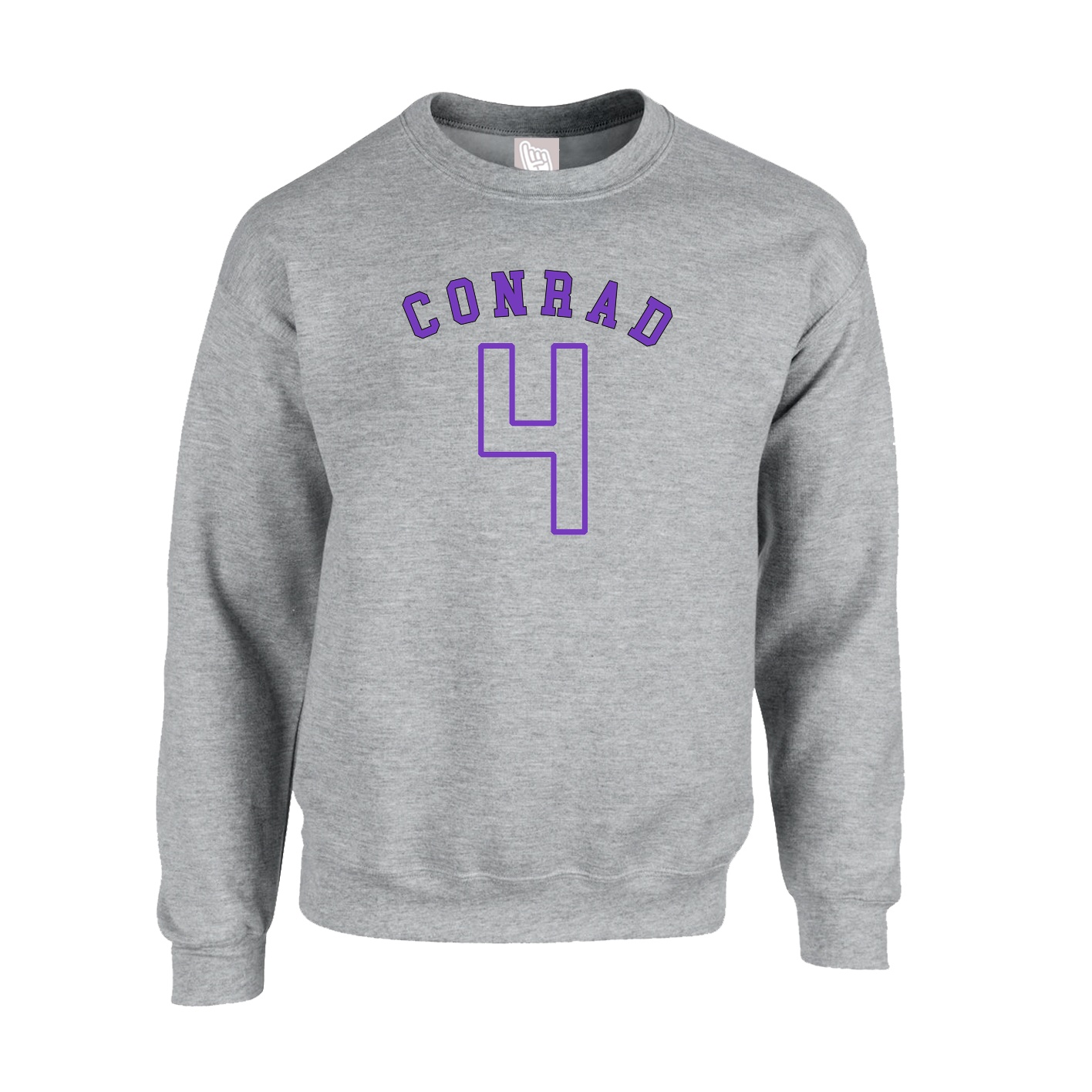 Fleece Crew — Shirsey Arch in Grey
