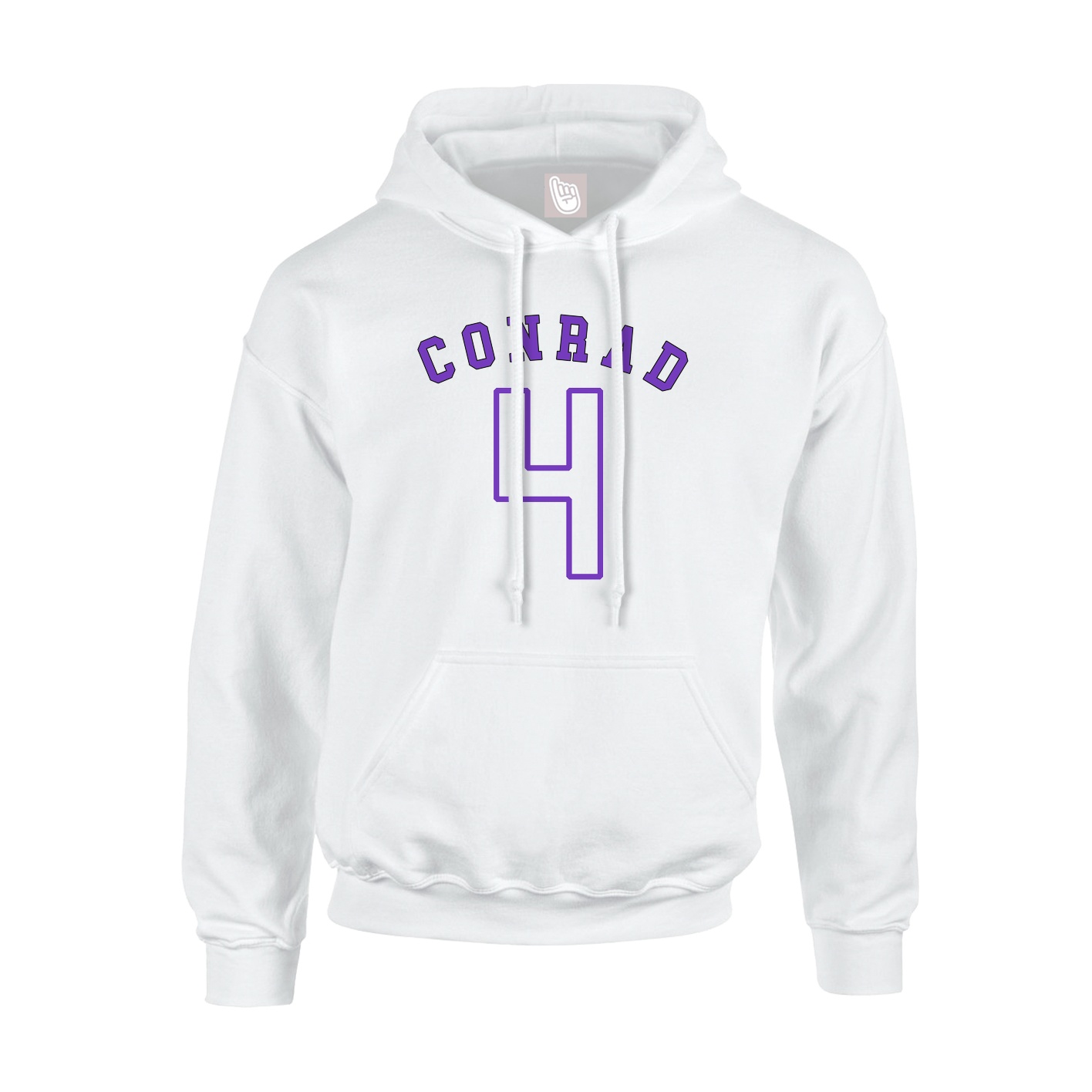 Youth Hoodie — Shirsey Arch in White