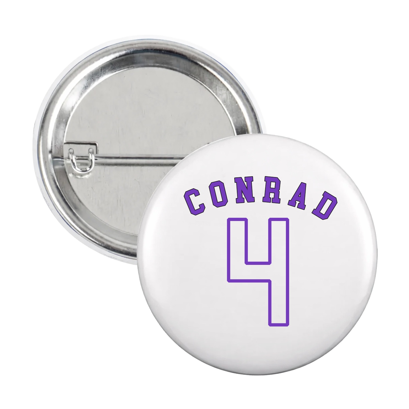 Game Day Button — Shirsey Arch in White