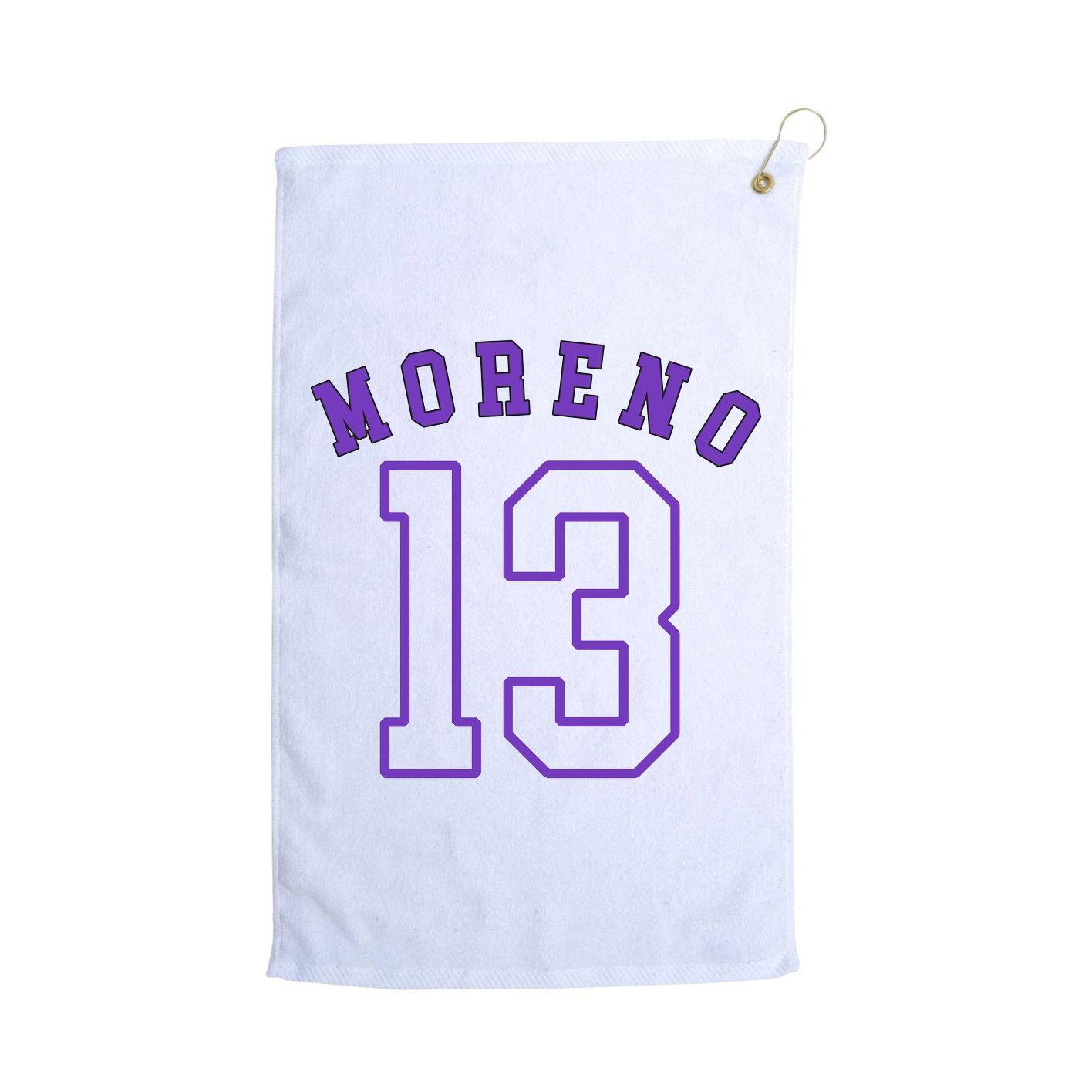 Golf Towel — Shirsey Arch in White