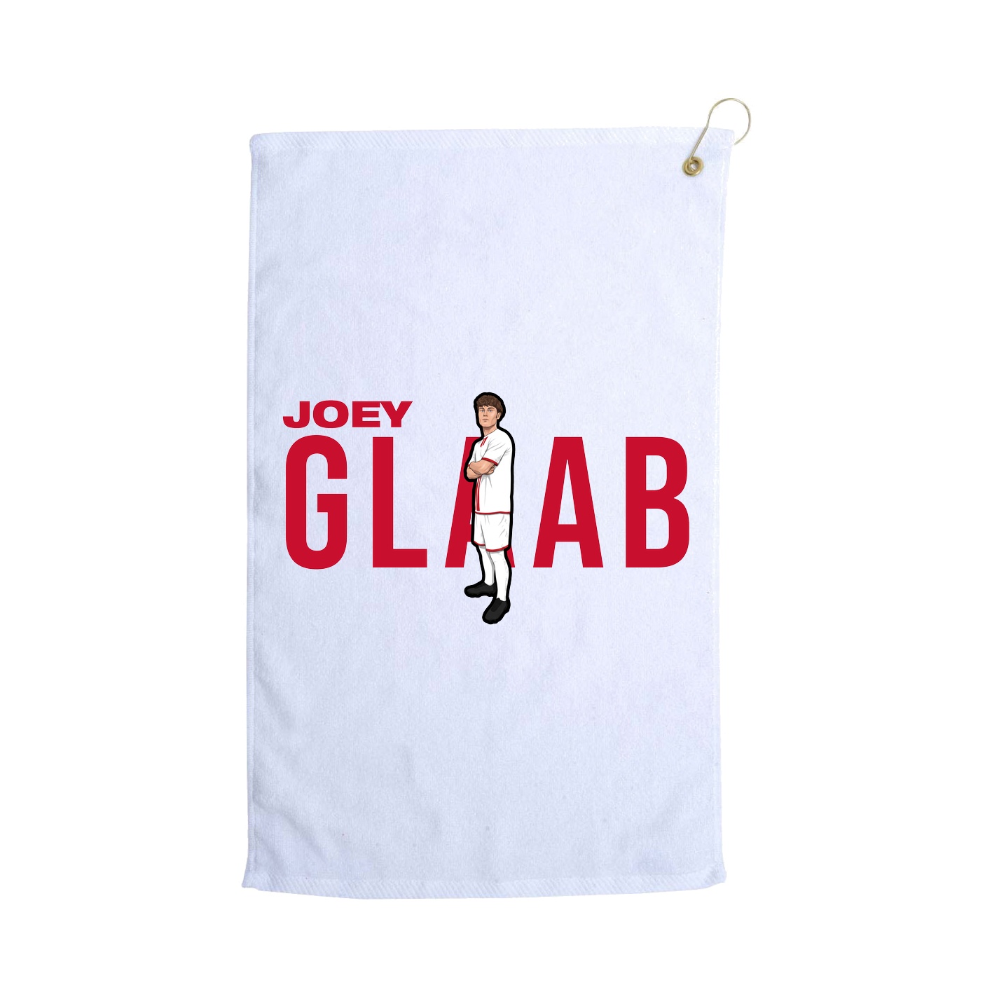 Golf Towel — Player Name in White
