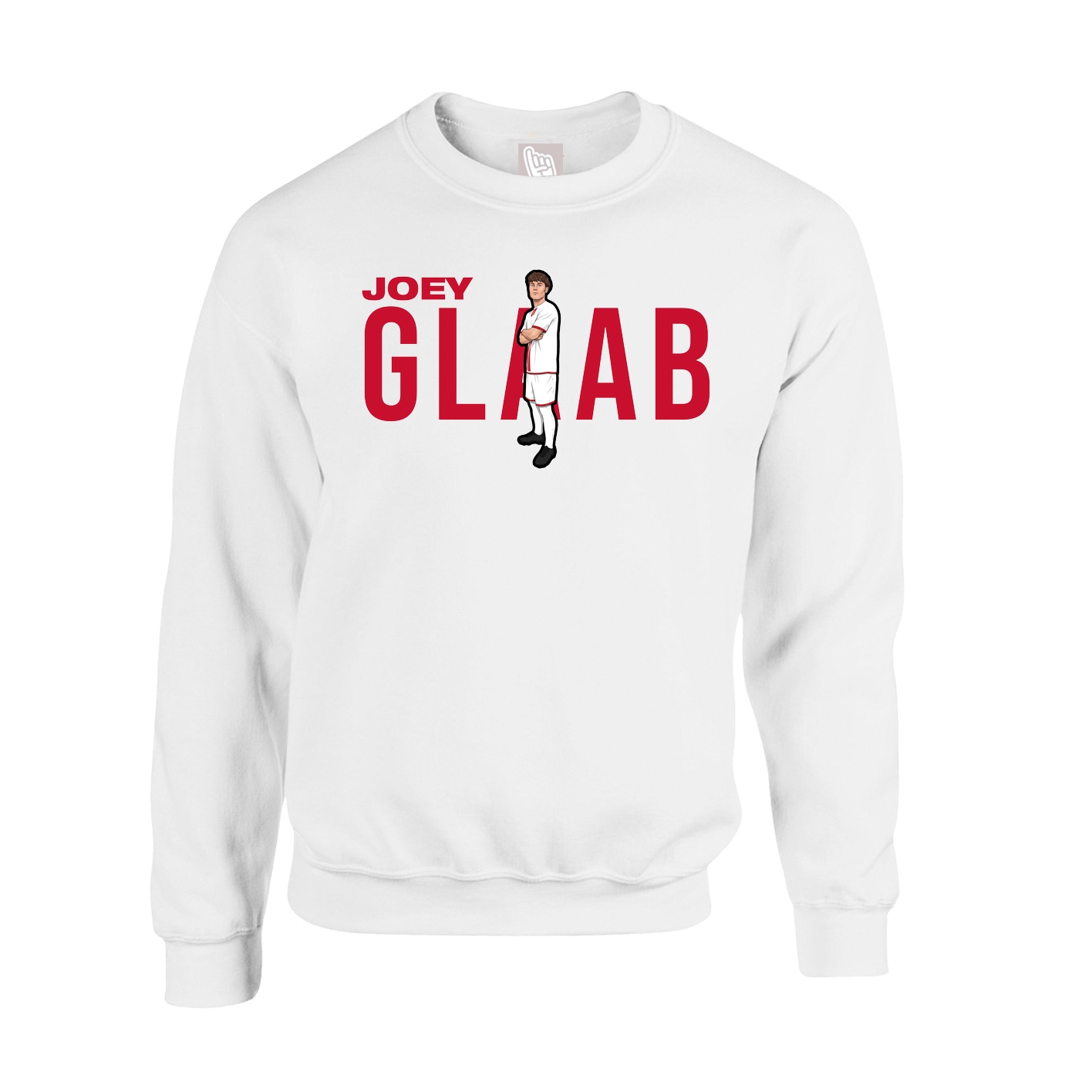 Fleece Crew — Player Name in White