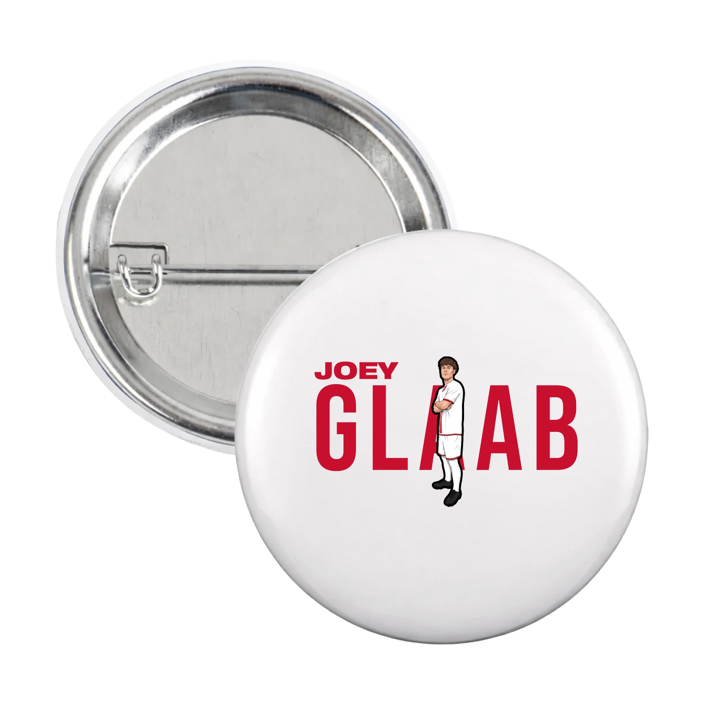 Game Day Button — Player Name in White