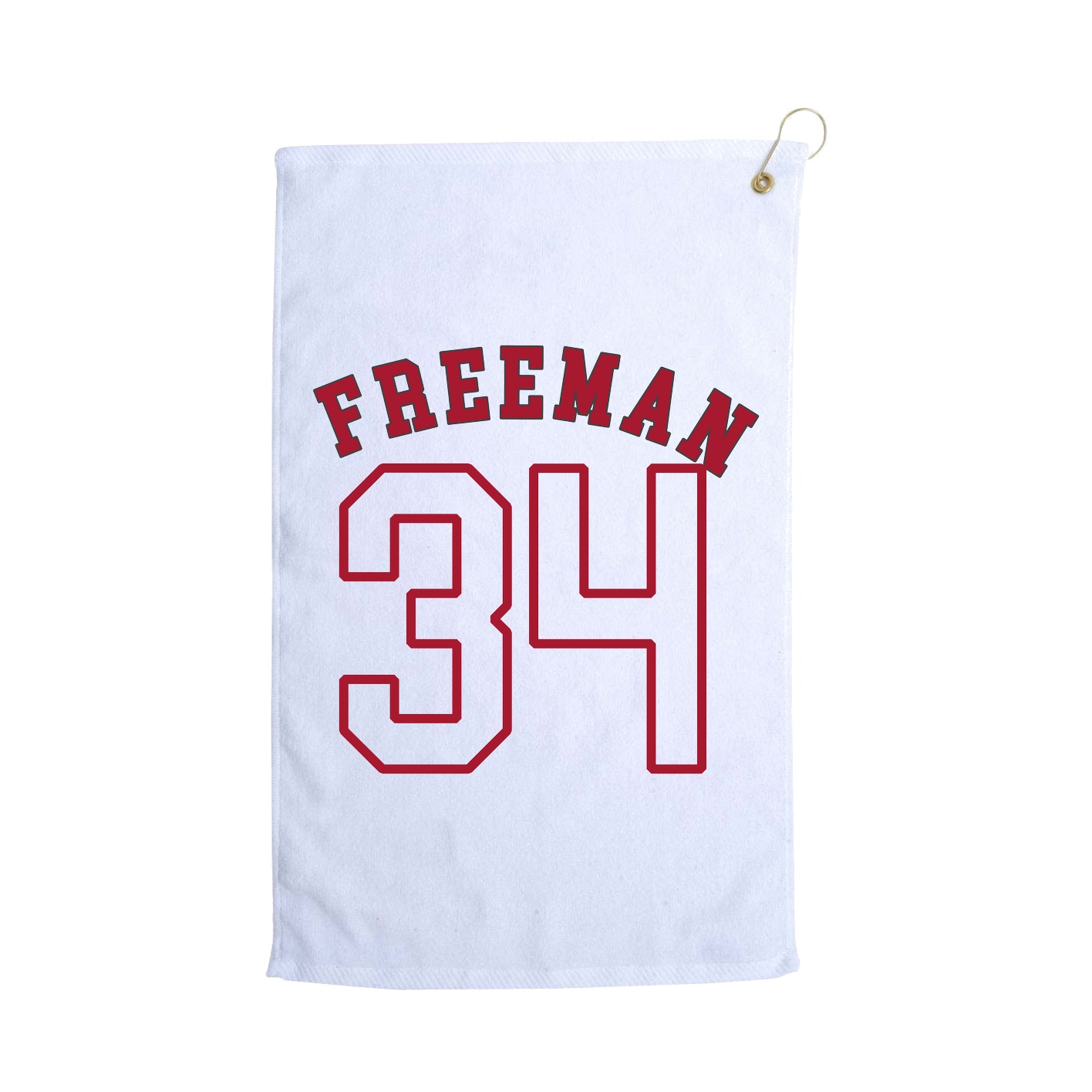 Golf Towel — Shirsey Arch in White