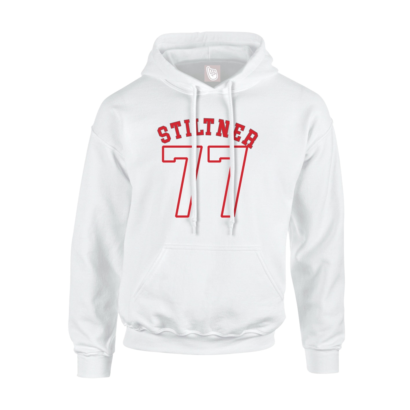 Youth Hoodie — Shirsey Arch in White