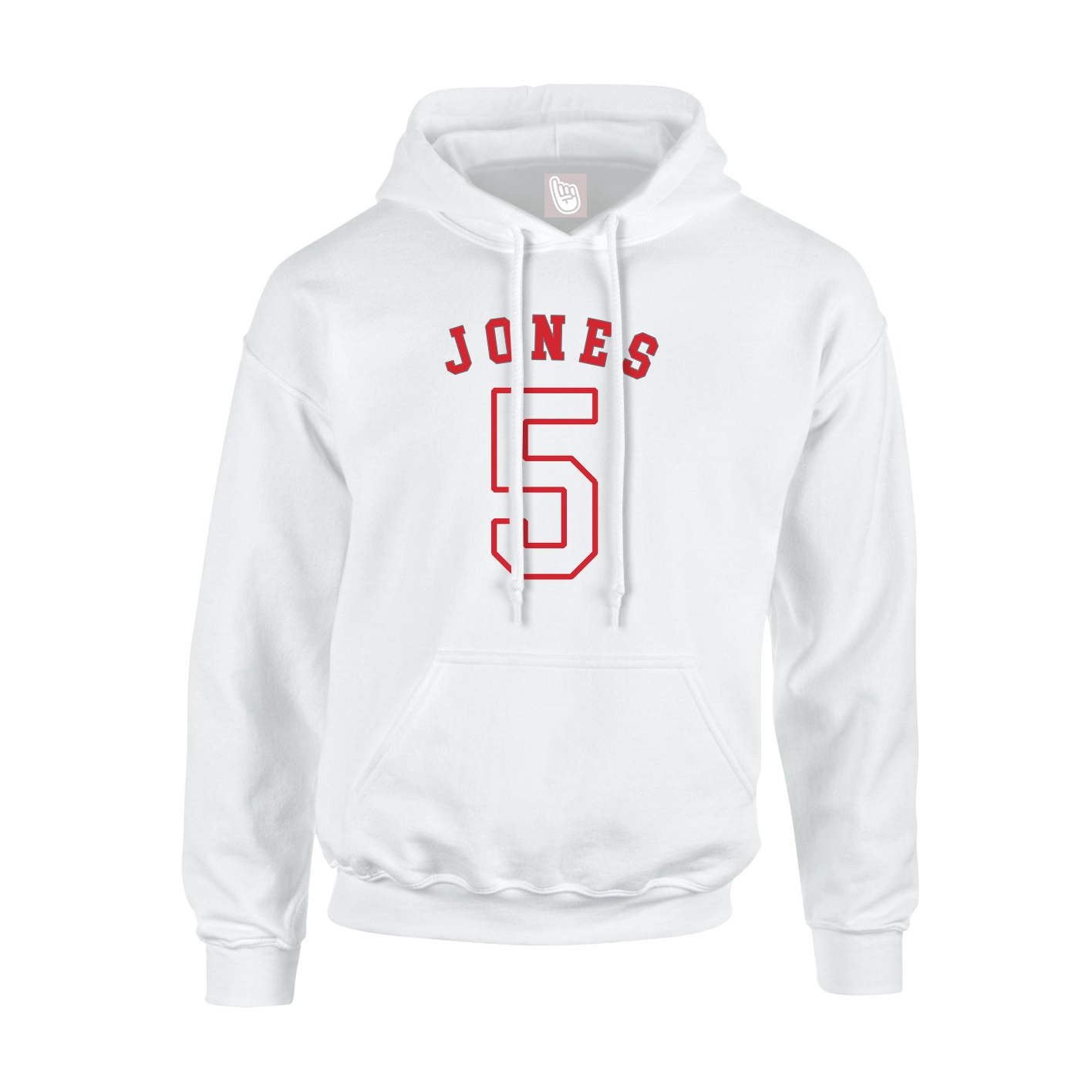 Youth Hoodie — Shirsey Arch in White