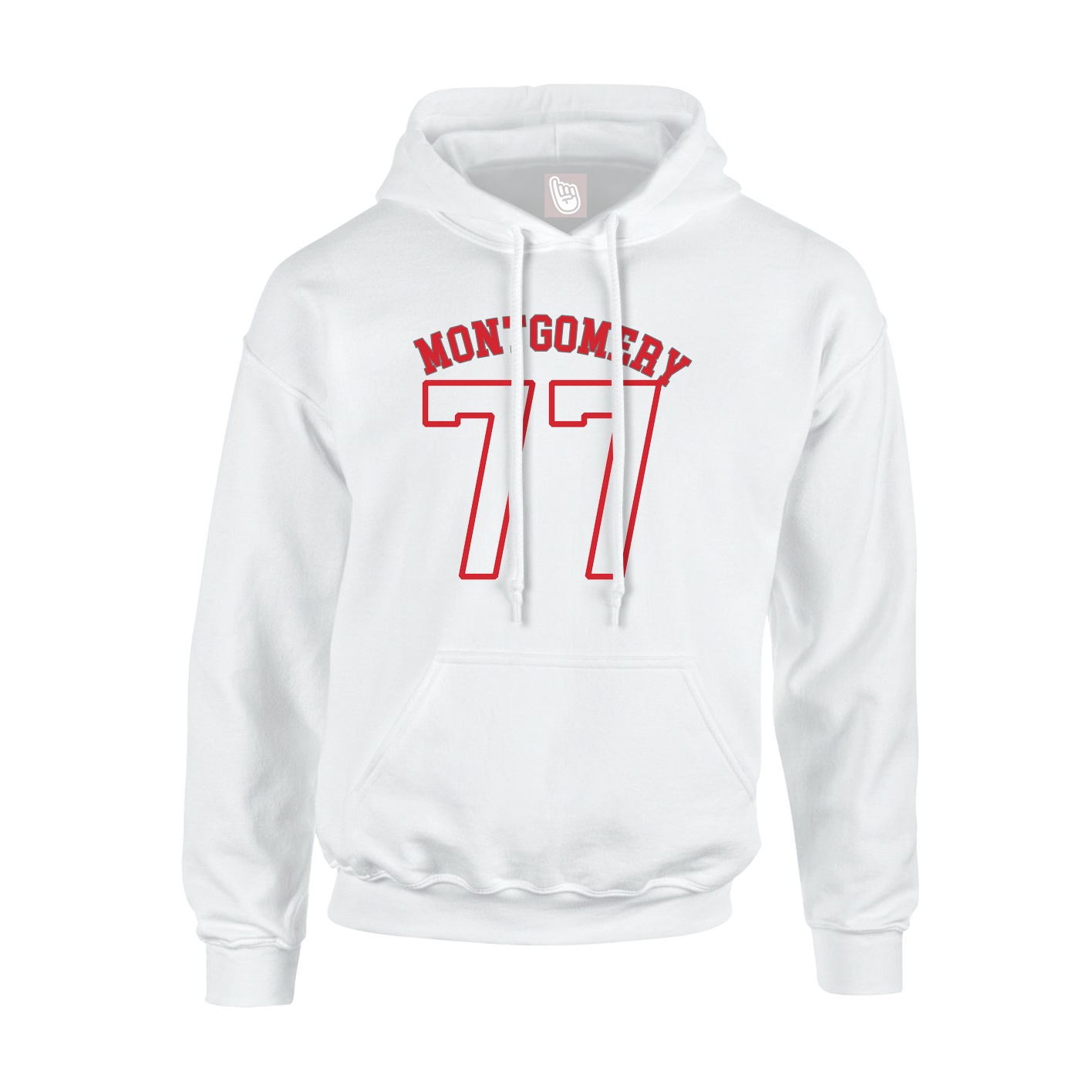 Youth Hoodie — Shirsey Arch in White