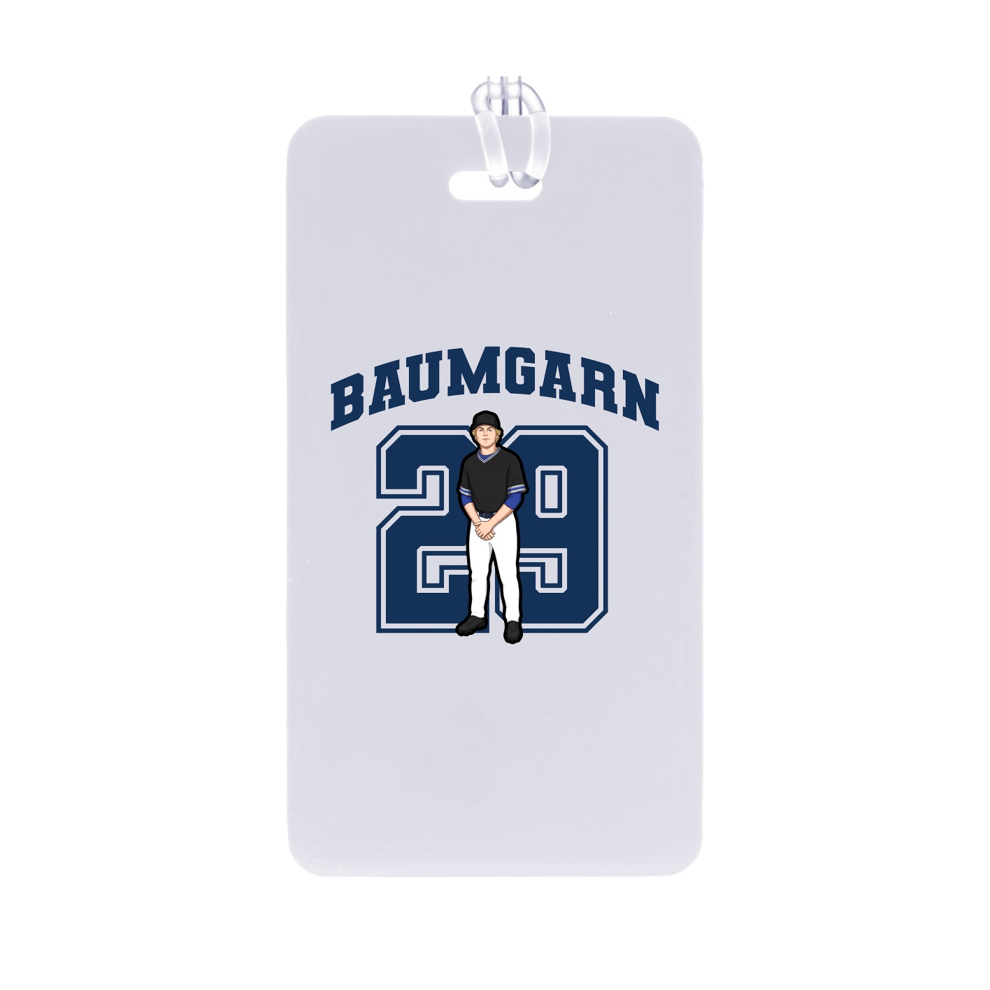 Bag Tag — Number in Classic