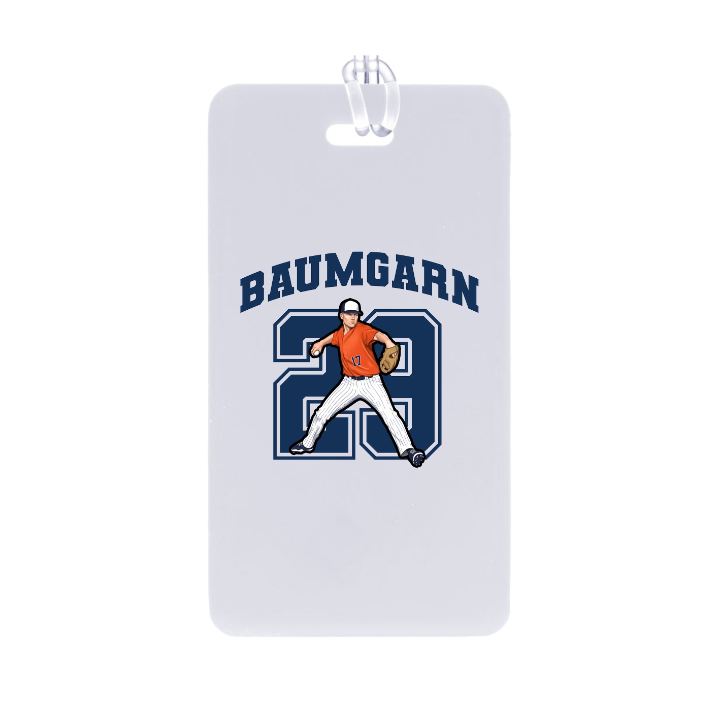 Bag Tag — Number in Classic