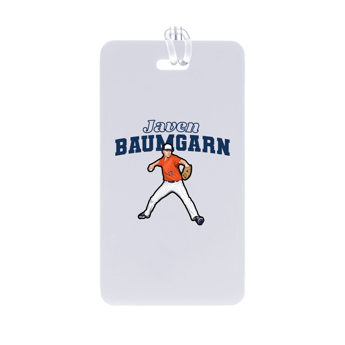 Bag Tag — Name Arch in Classic