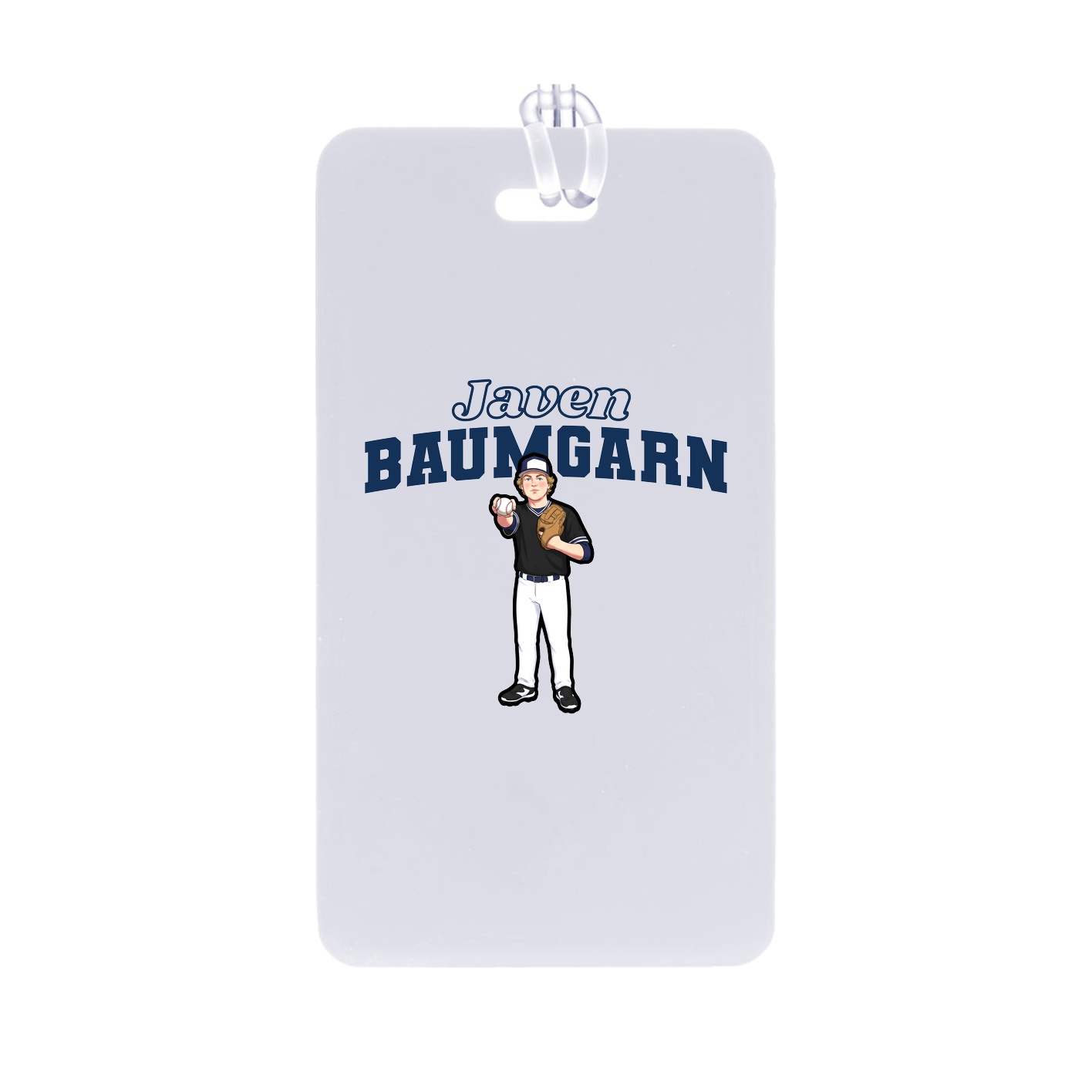 Bag Tag — Name Arch in Classic