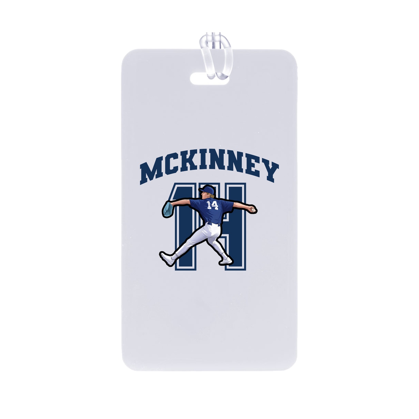 Bag Tag — Number in Classic