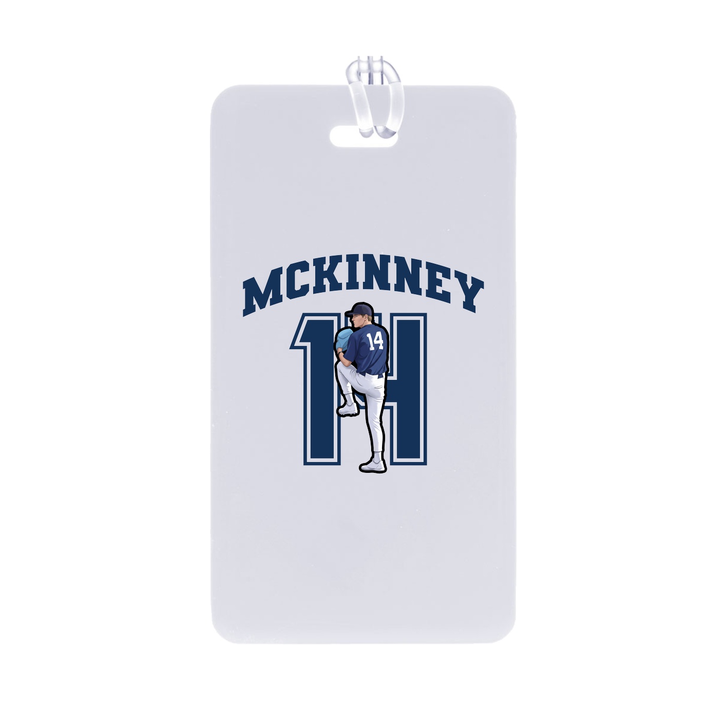 Bag Tag — Number in Classic