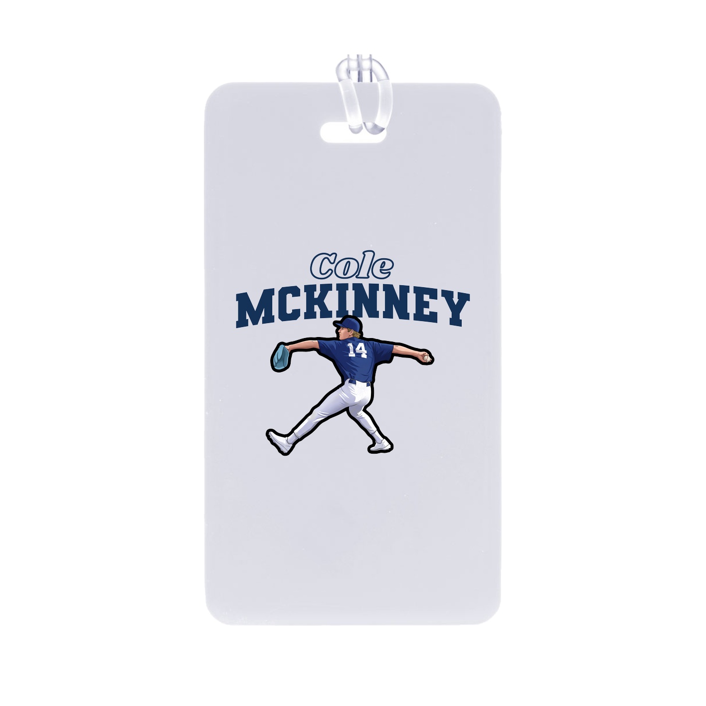 Bag Tag — Name Arch in Classic