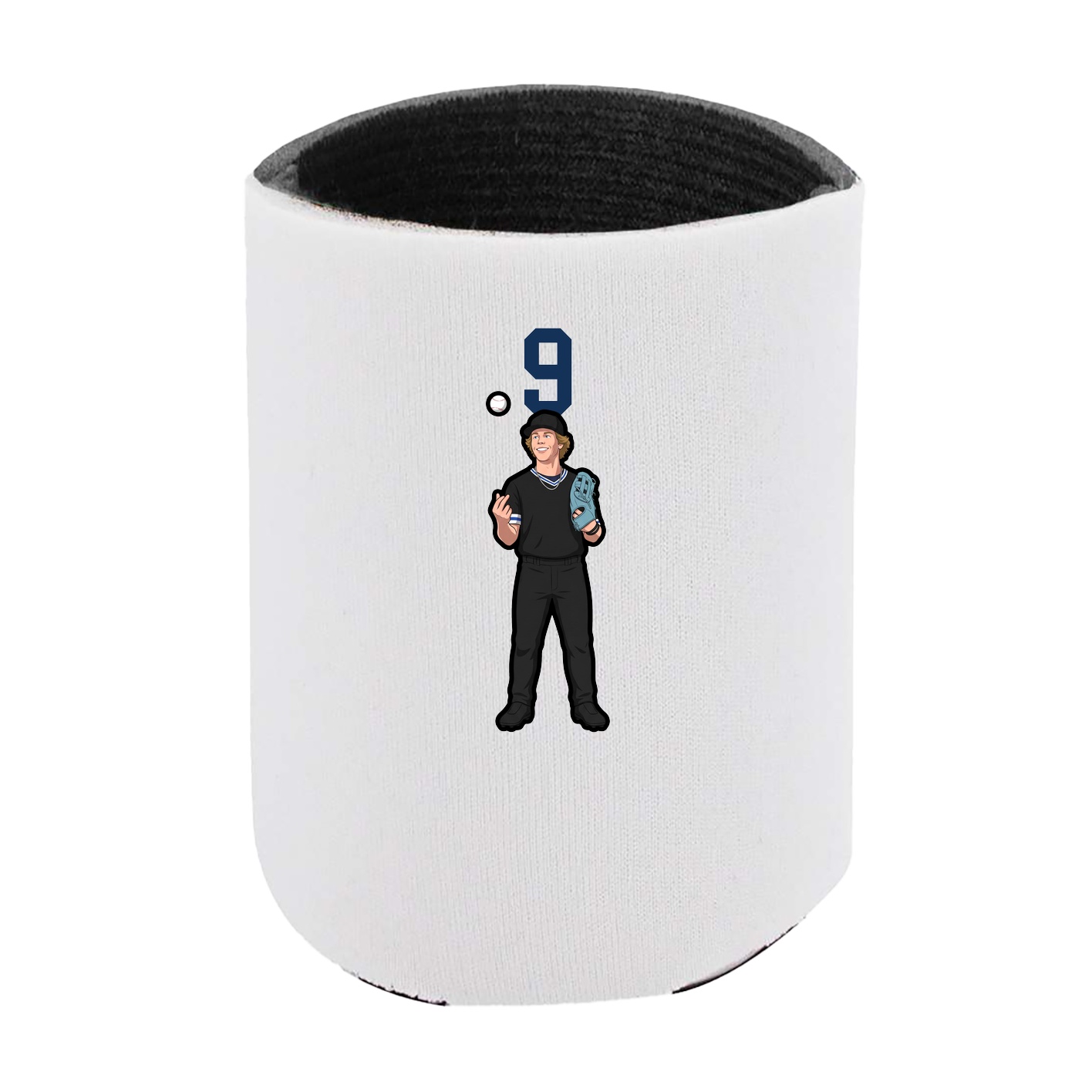 Can Holder — Number Top in White