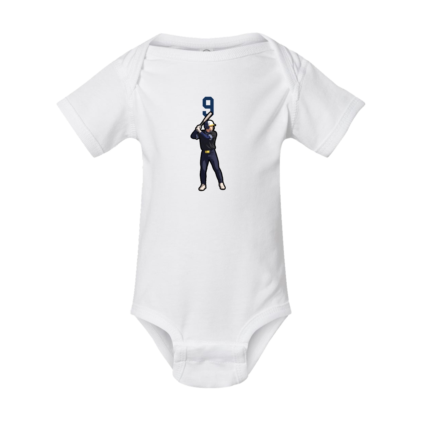 Baby Onesie — Number Top in White