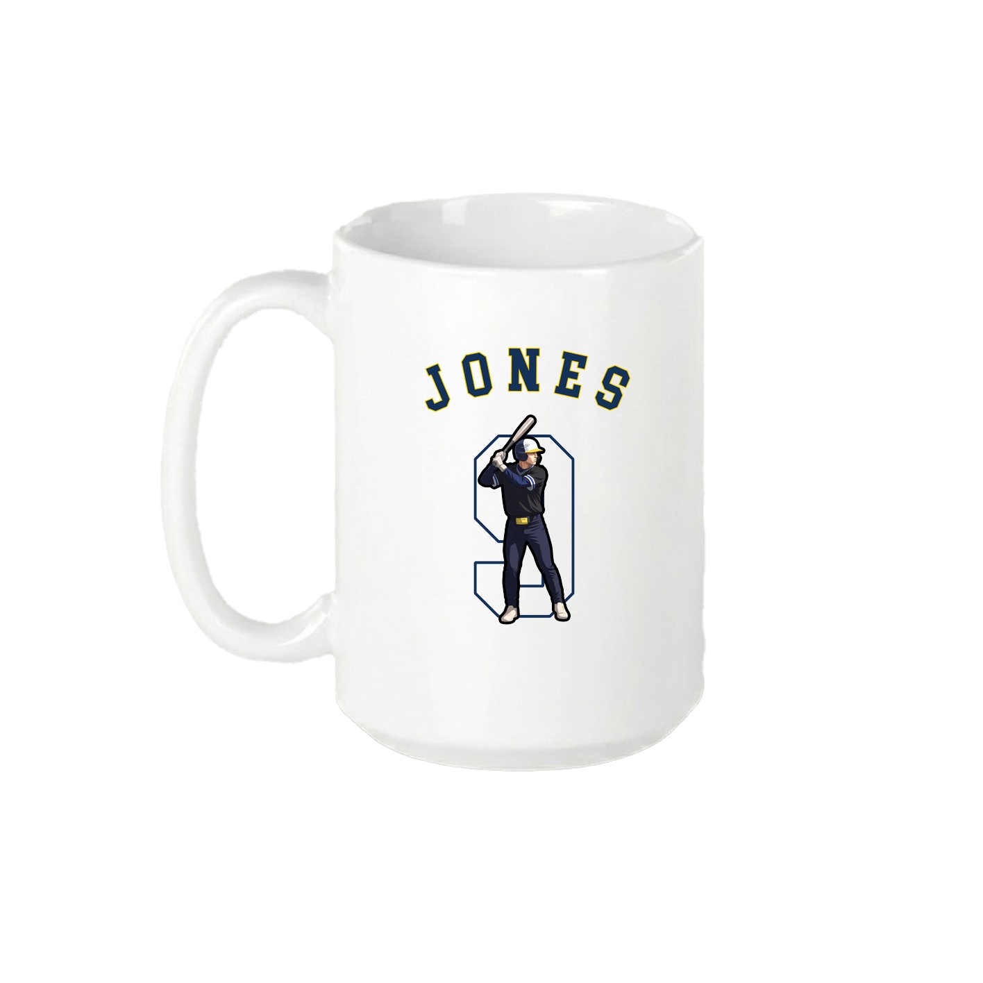 15oz Coffee Mug — Shirsey Arch in White