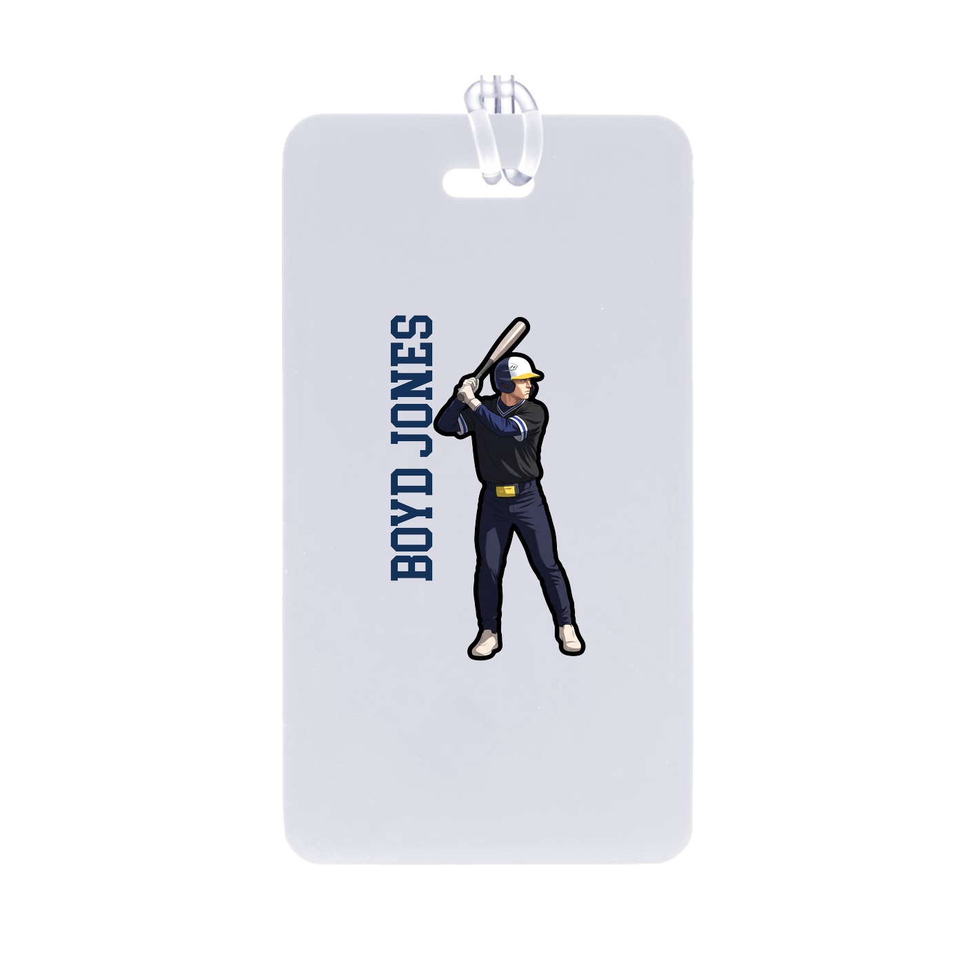 Bag Tag — Name Vertical in Classic