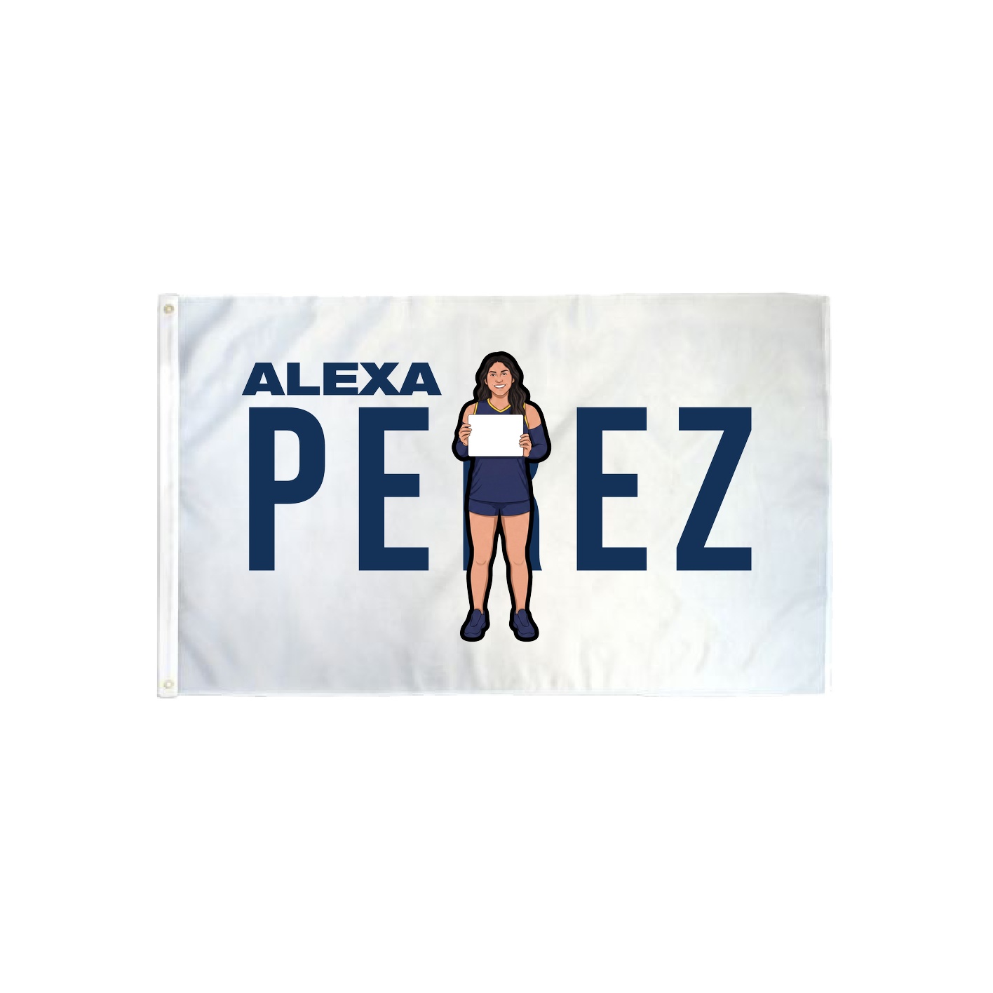 3x5 Flag — Player Name in Classic