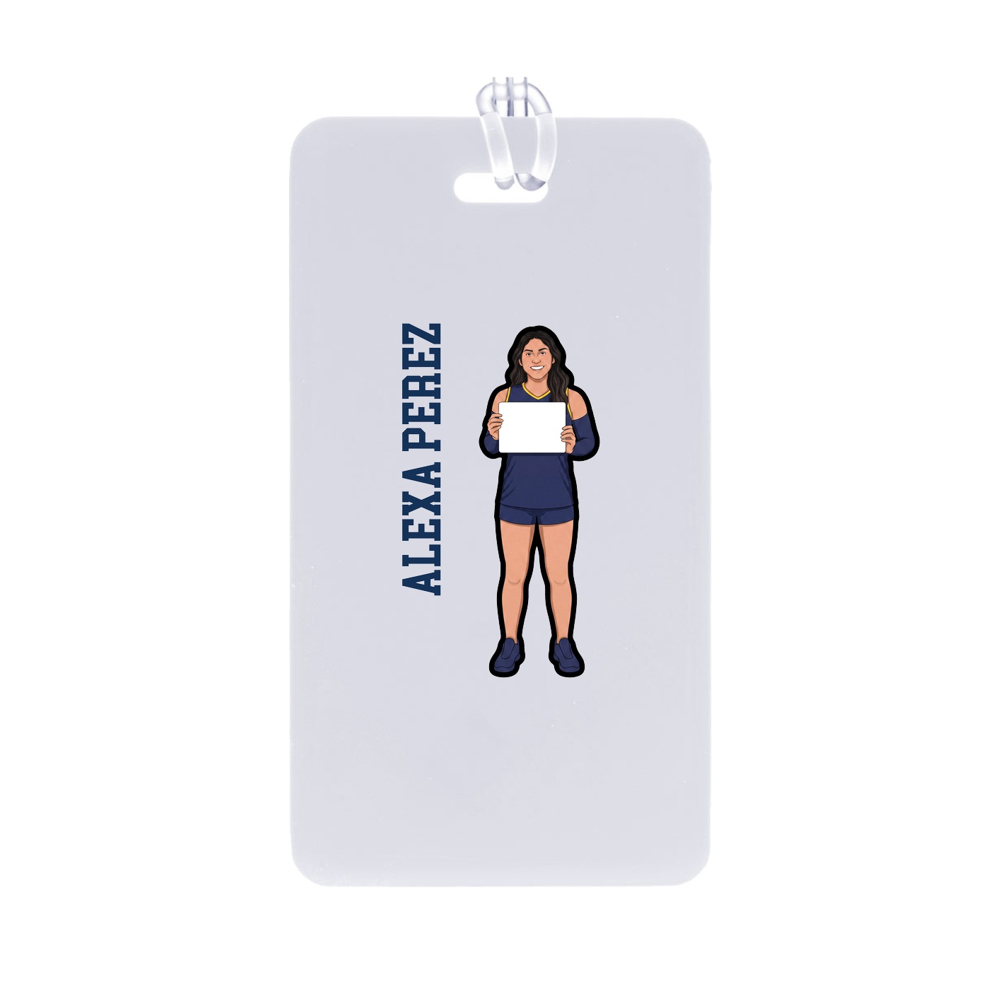 Bag Tag — Name Vertical in Classic