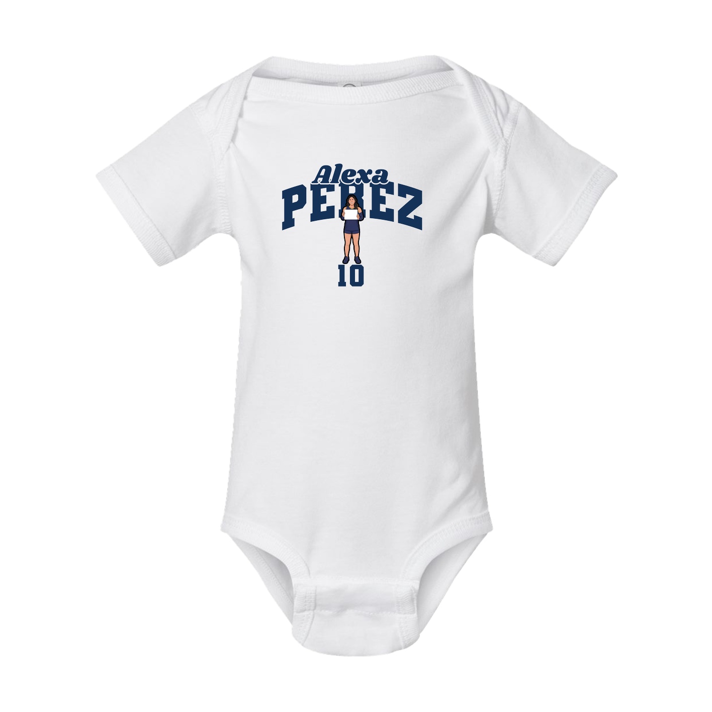 Baby Onesie — Signature Arch in White