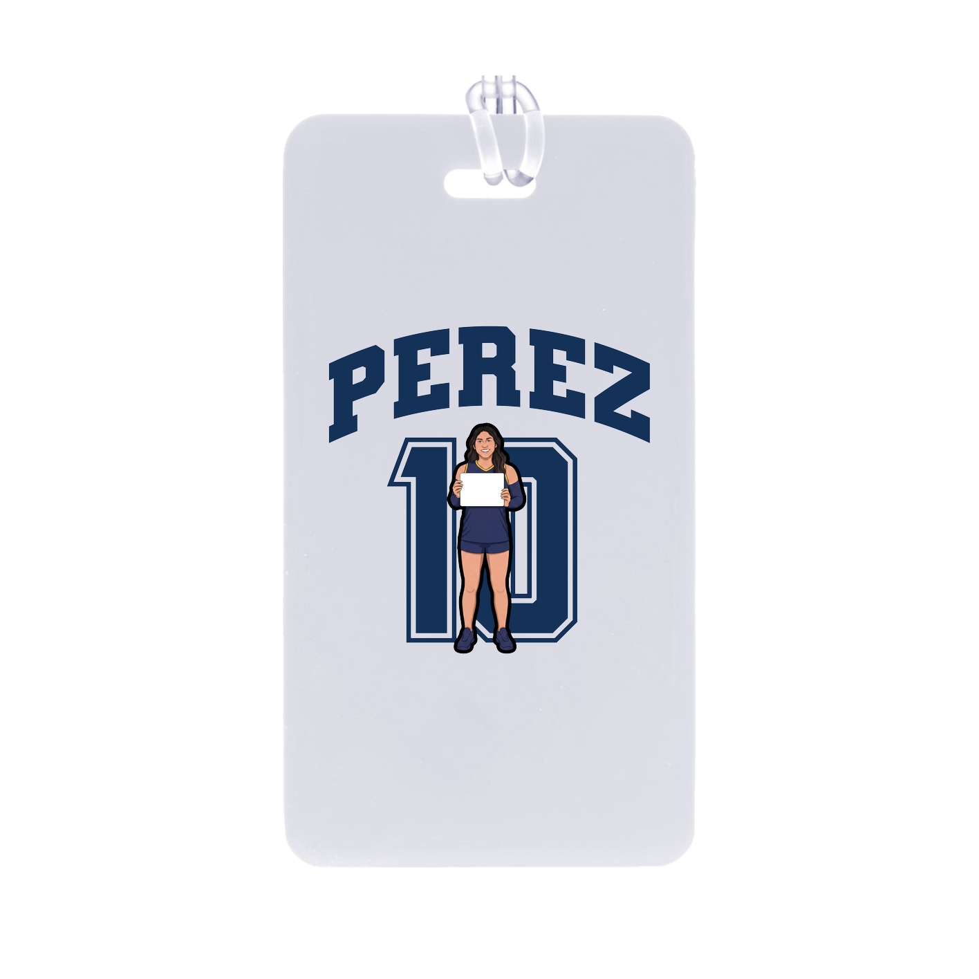 Bag Tag — Number in Classic