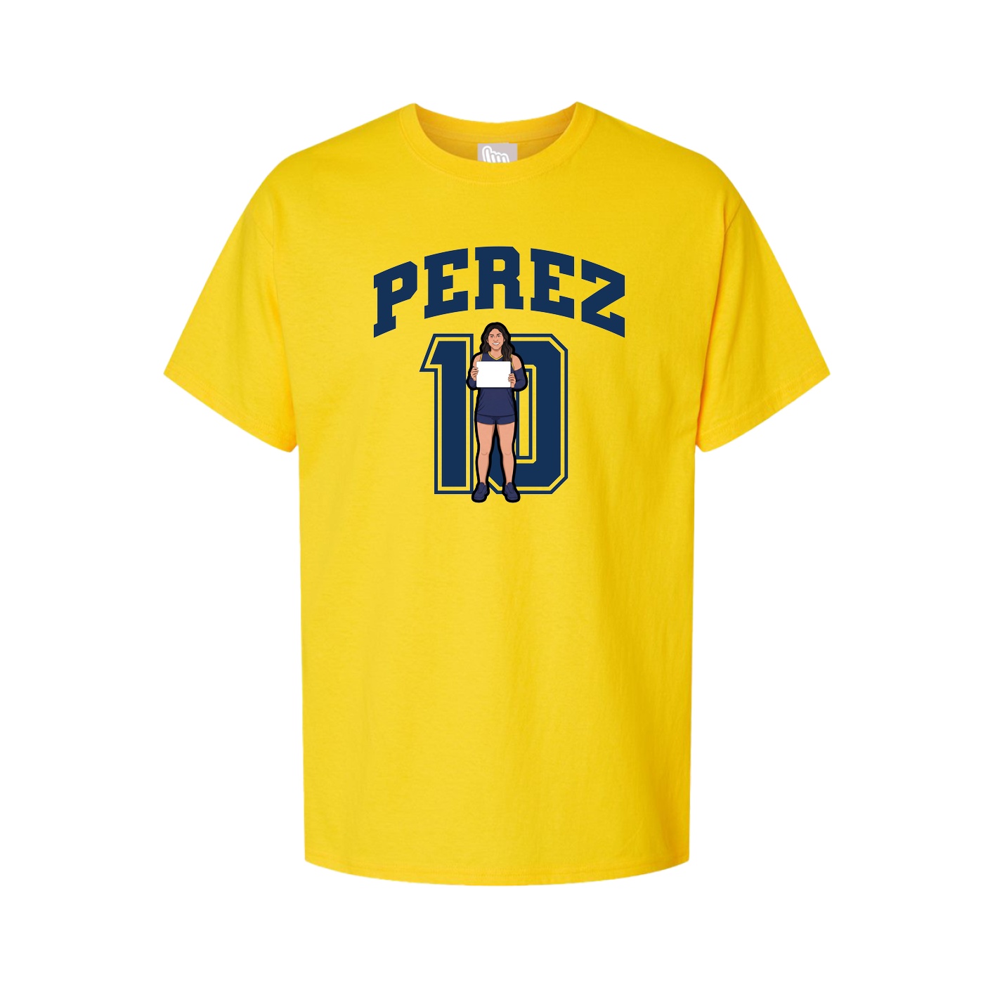 Tee — Number in Gold