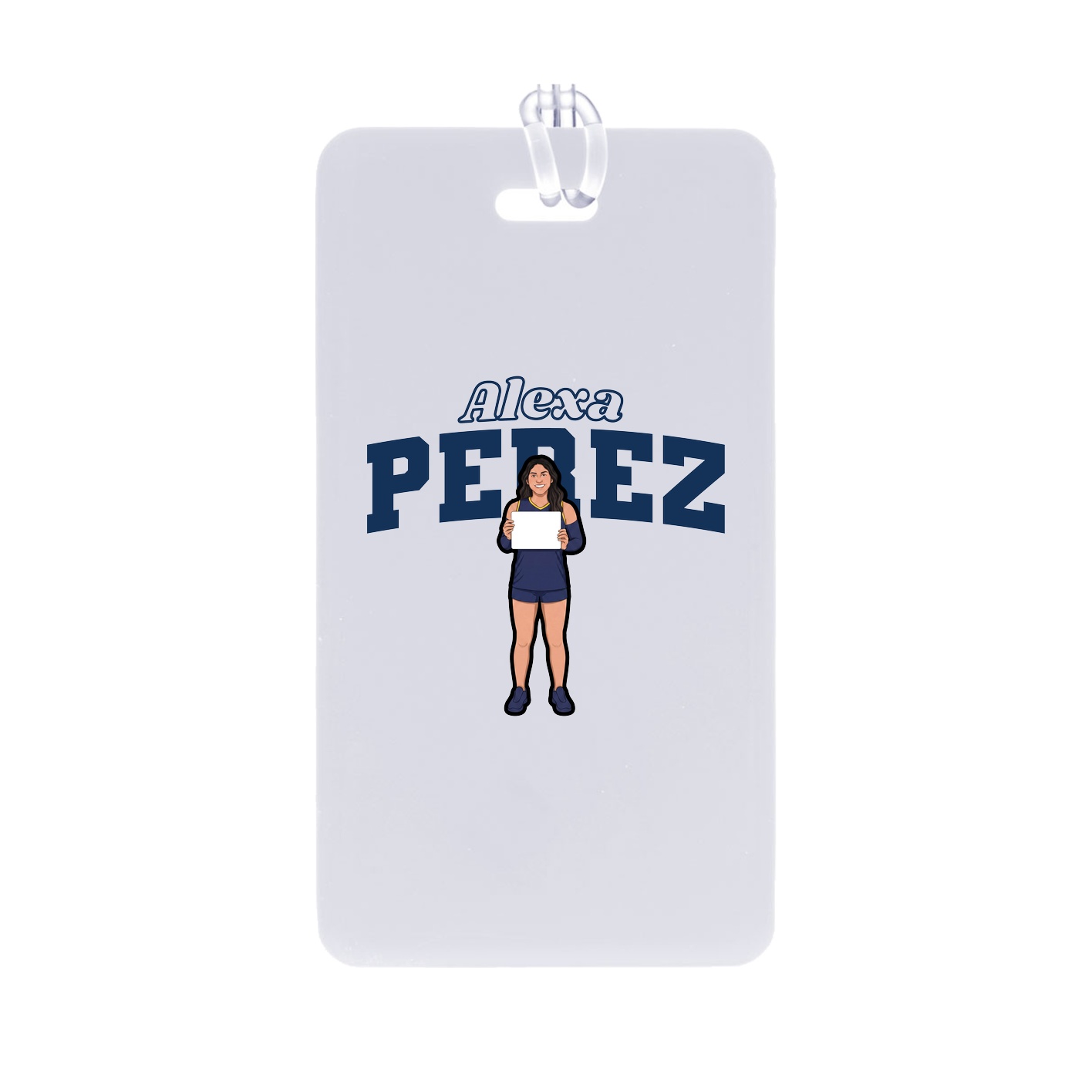 Bag Tag — Name Arch in Classic