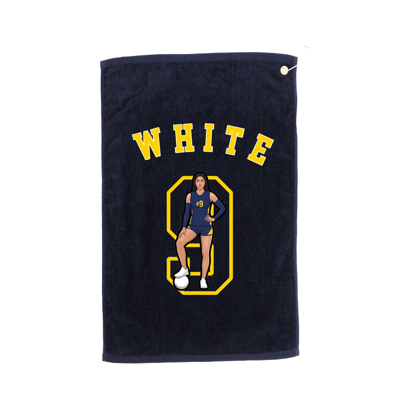 Golf Towel — Shirsey Arch in Navy