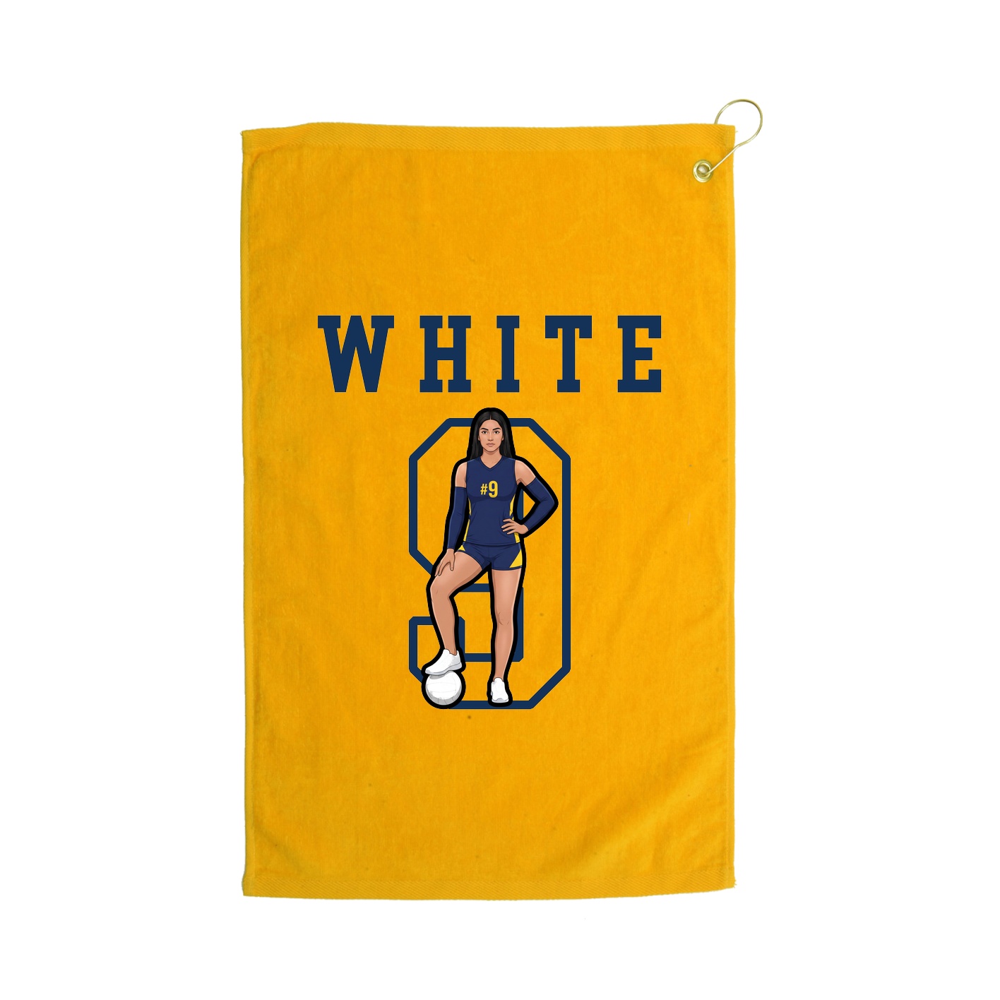 Golf Towel — Shirsey in Gold