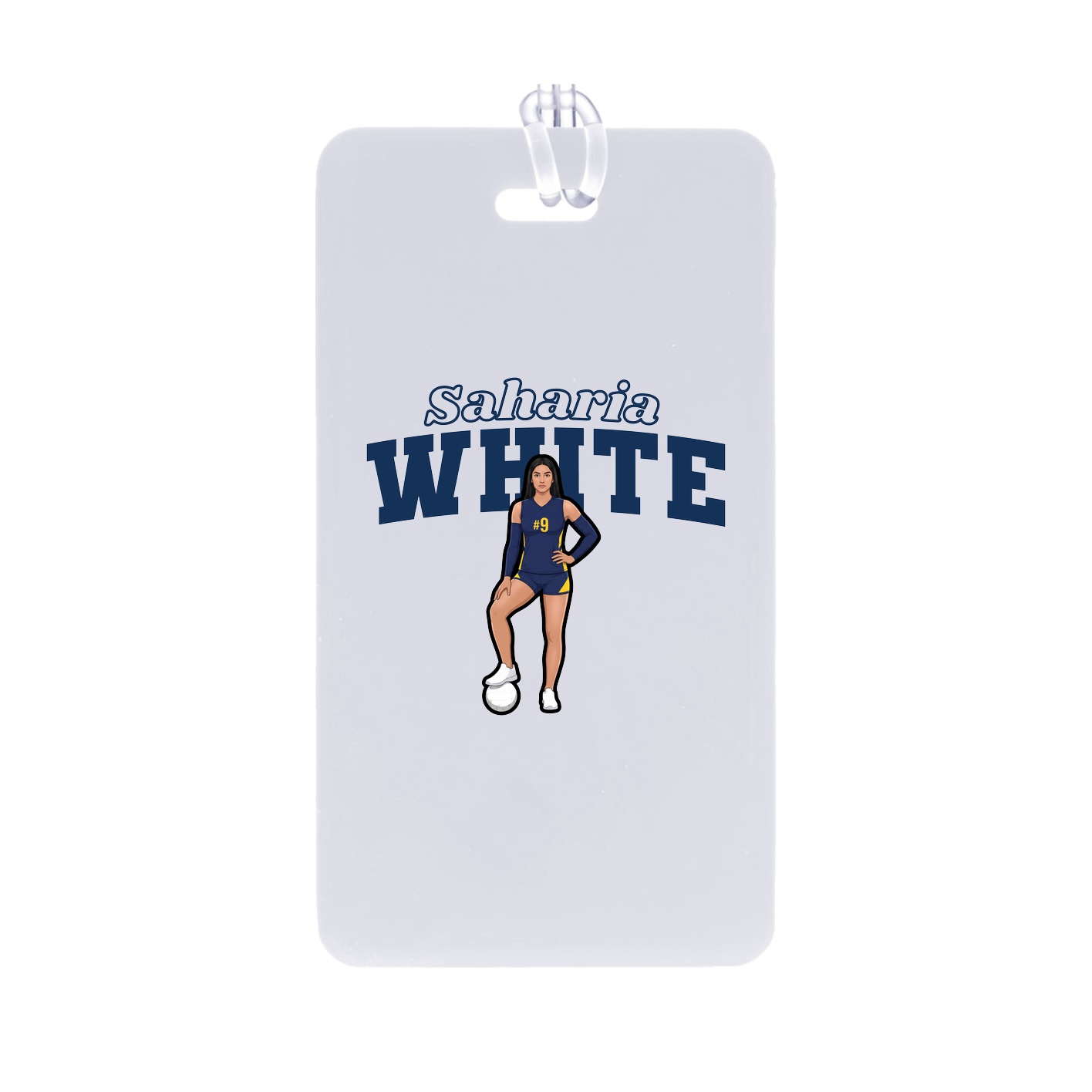 Bag Tag — Name Arch in Classic
